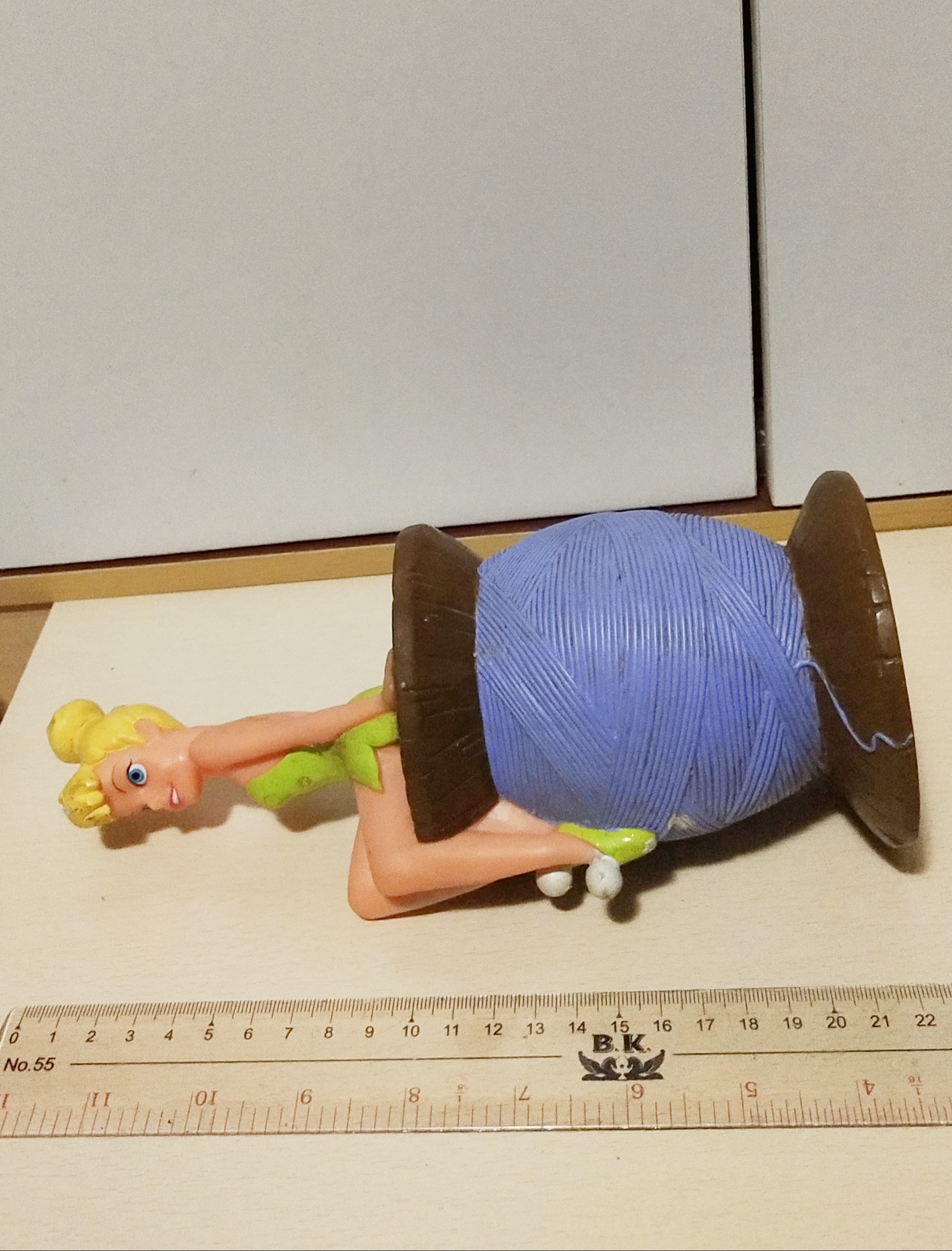 มีหลายภาพ,มีตำหนิ, สำหรับสะสมเท่านั้น กระปุกออมสิน**ไม่มีก้น ทิงเกอเบล Tinkerbell Piggy bank for collection only,