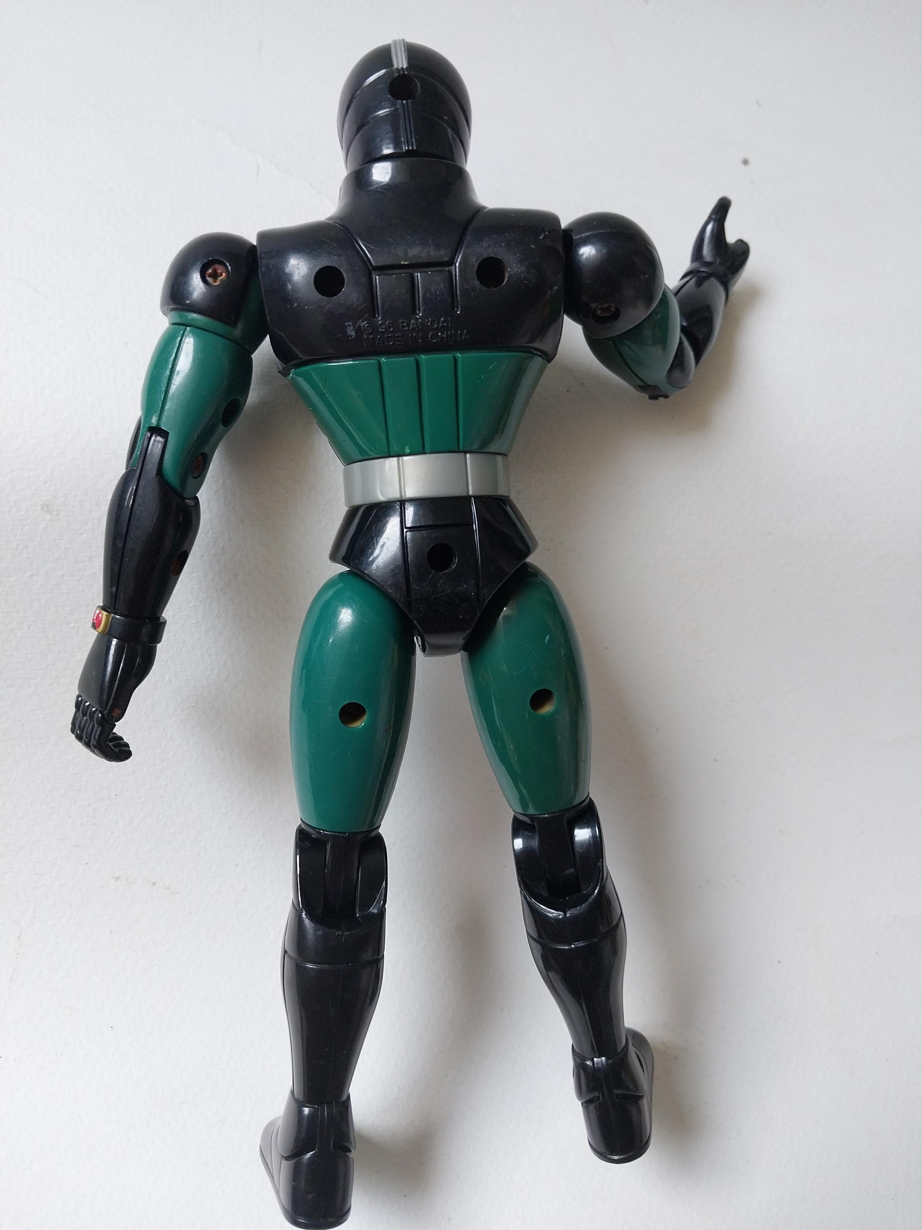 มีหลายภาพ ,**ไม่มีเขา มือชำรุด สีมีรอยบ้าง ตามภาพ มาส์คไรเดอร์แบล๊ค RX Posable Action Figure ขนาด 8 นิ้ว ข้อต่อทั้งตัว ไม่หลวม