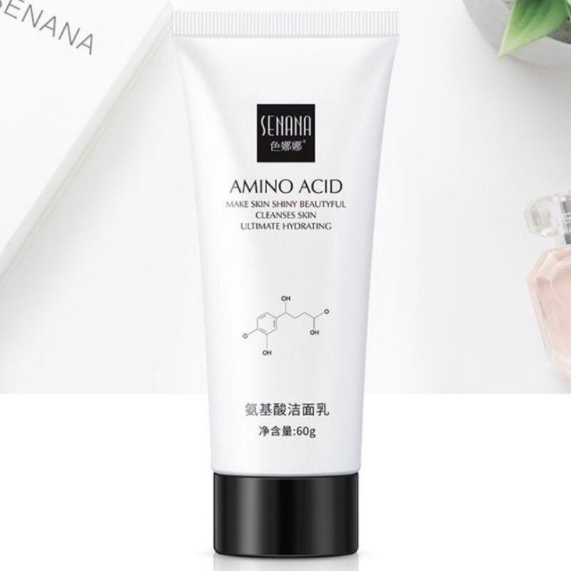 1 PV. แพ็คคู่ 2 หลอด โฟมล้างหน้าSENANA Nicotinamide Amino Acid Face Cleanser Facial
