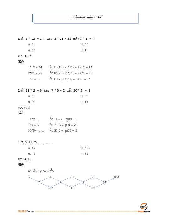 แนวข้อสอบ เศรษฐกรปฏิบัติการ กรมทางหลวง