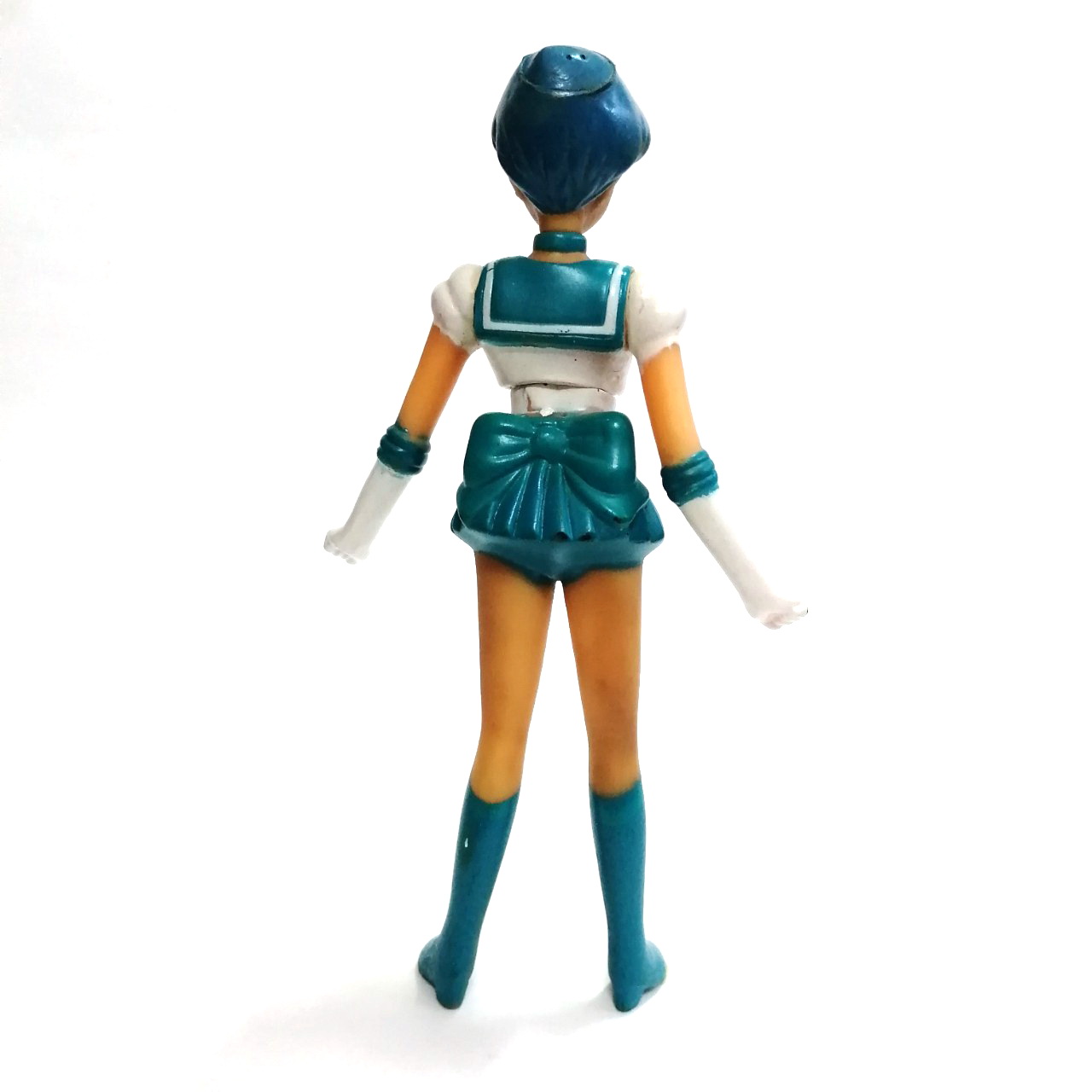 ของเก่าสะสม ตุ๊กตาซอฟ ขนาดสูงกว่า 9 นิ้ว เซเลอร์ เมอคิวรี Sailor Mercury งานเก่า***มีสีลอกบางส่วน ตามภาพ