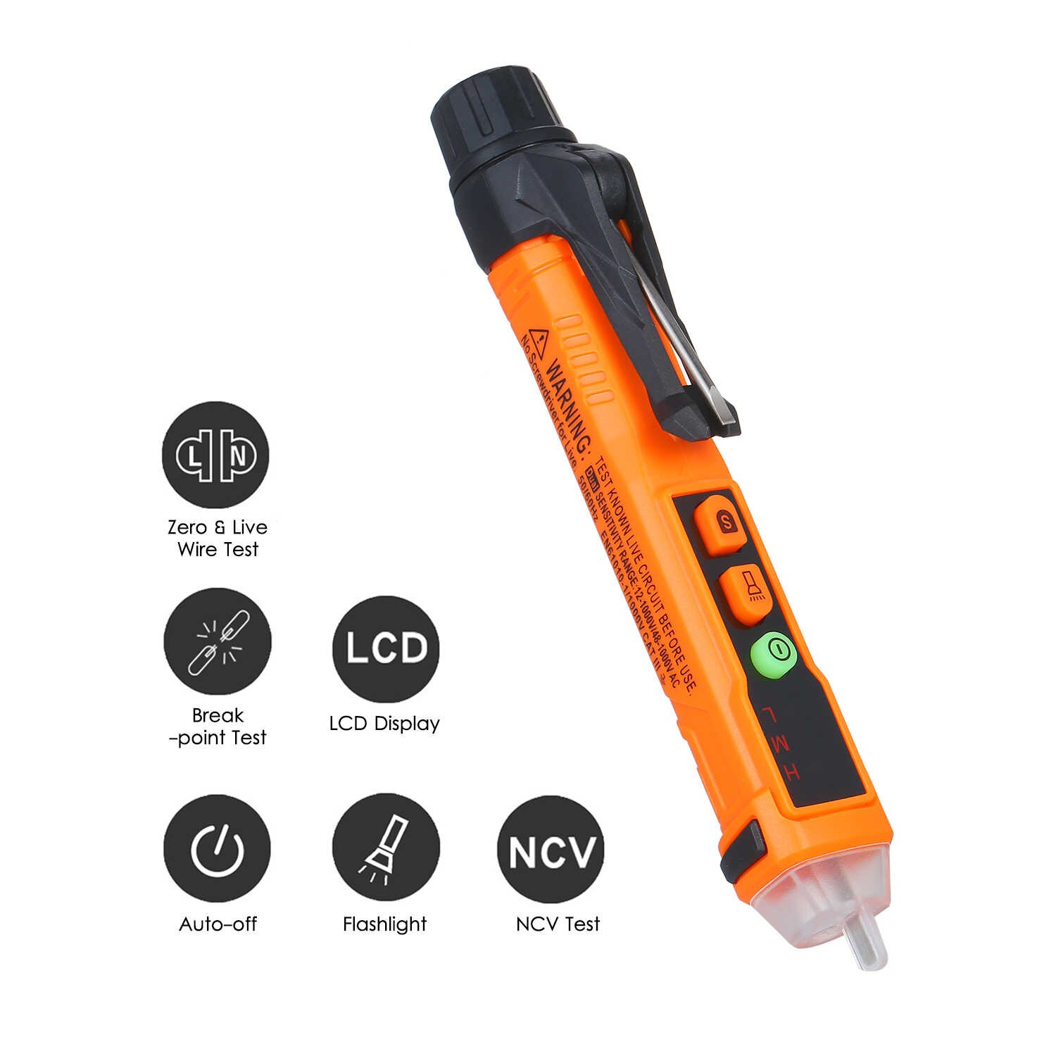 PEAKMETER ปากกาวัดไฟ voltage detector PM8909+