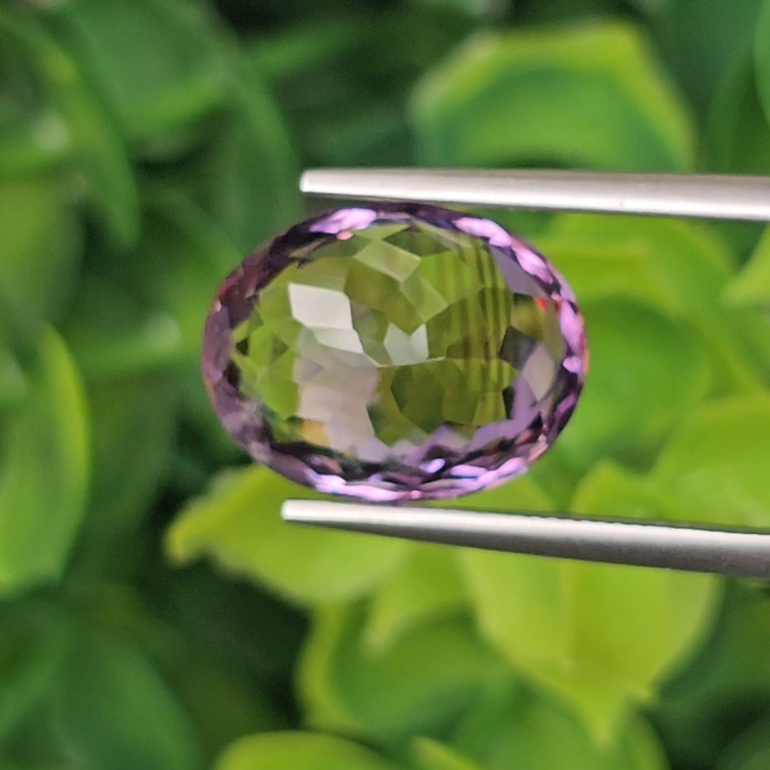 พลอย อเมทิส Amethyst 5.29 กะรัต (Cts.) พลอยแท้ อัญมณีมงคลประจําวันเกิด เครื่องประดับพลอย