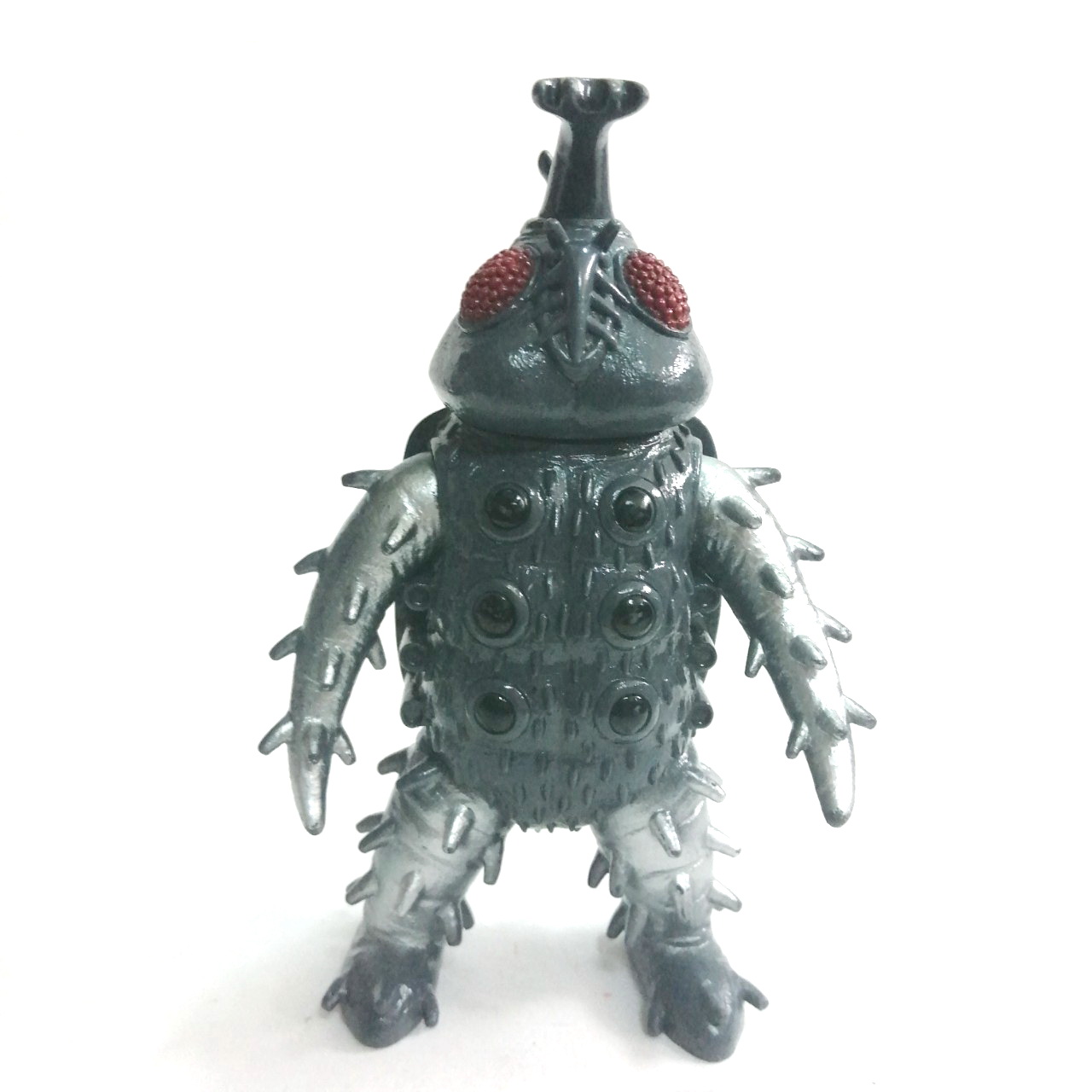 ซอฟ 7นิ้ว ขนาดตามรูป สัตว์ประหลาด ซาตานบีเทิ่ล จากอุลตร้าแมนเรโอ ซอฟ Bandai japan 1989 มีรอยถลอกเล็กน้อย