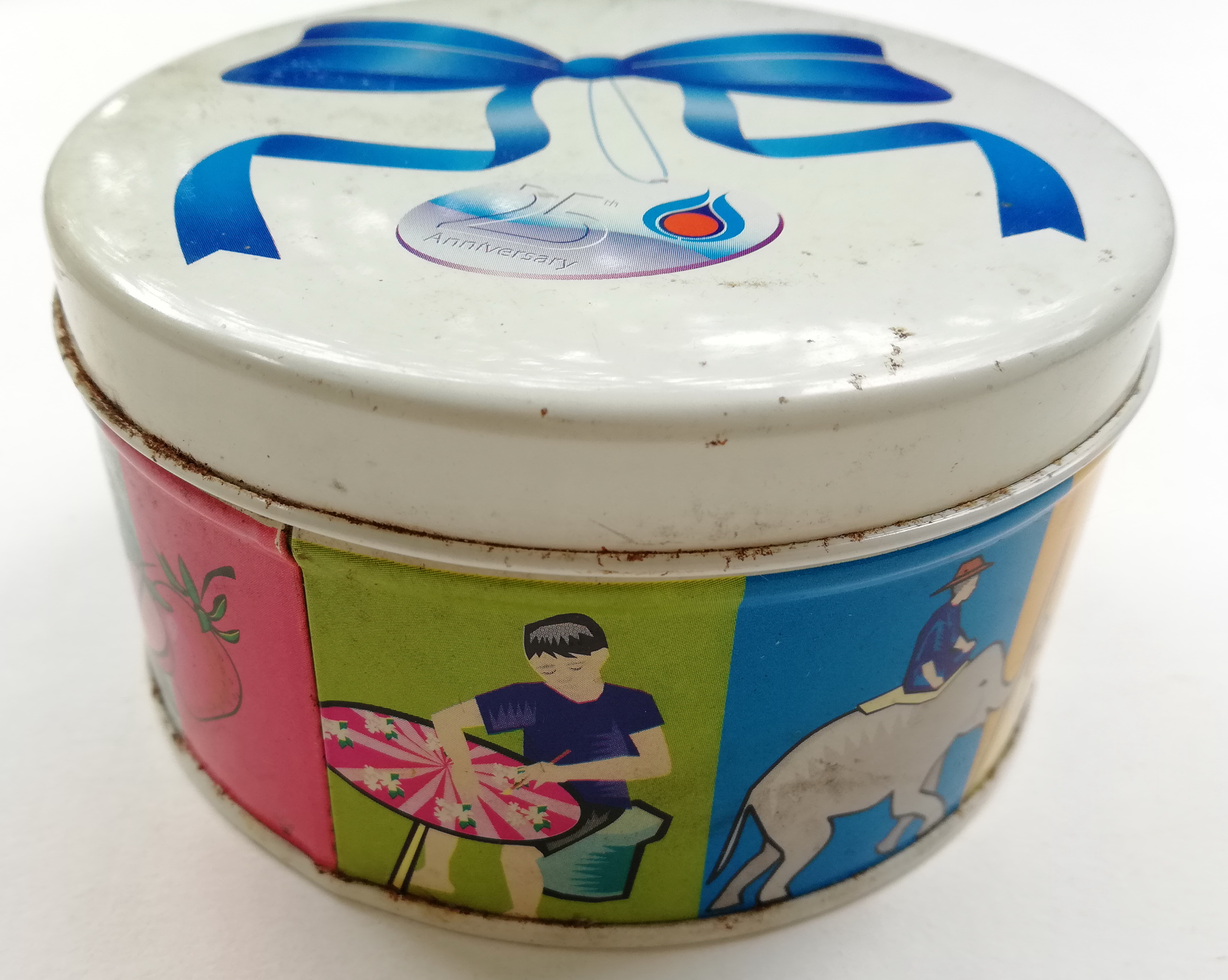 ของสะสม กล่องสังกะสี (กล่องโลหะ) กล่อง 25 ปี ปตท (25th Anniversary PTT)