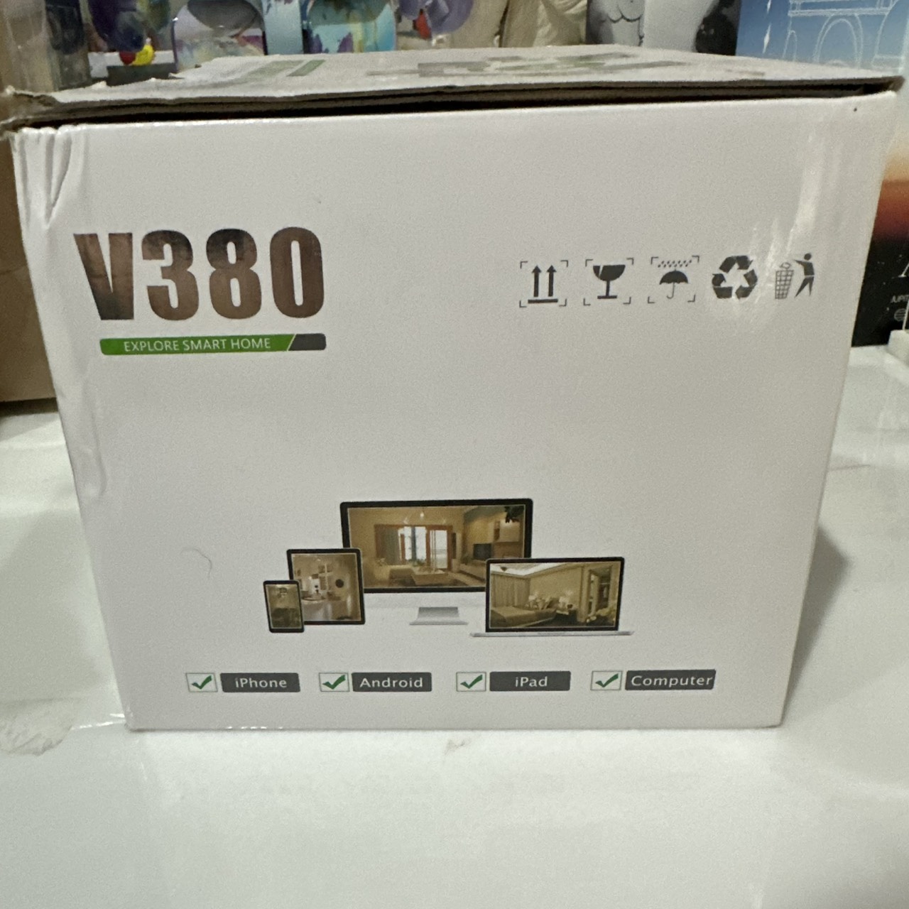 Explore Smart HOme V380 กล้องวงจรปิดไวไฟ รุ่น MVTB12