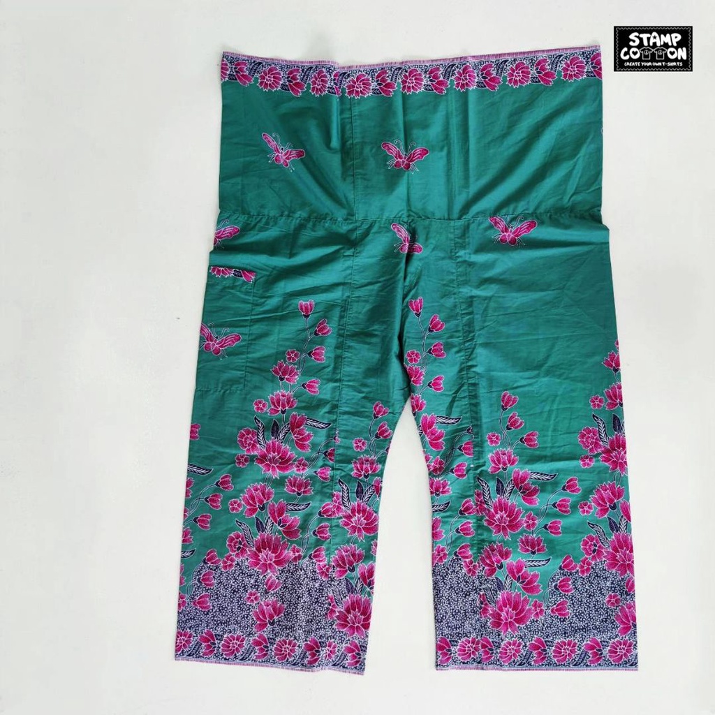 STAMPCOTTON กางเกงขายาว ผ้าปาเต๊ะ กางเกงเล กางเกงใส่สบาย