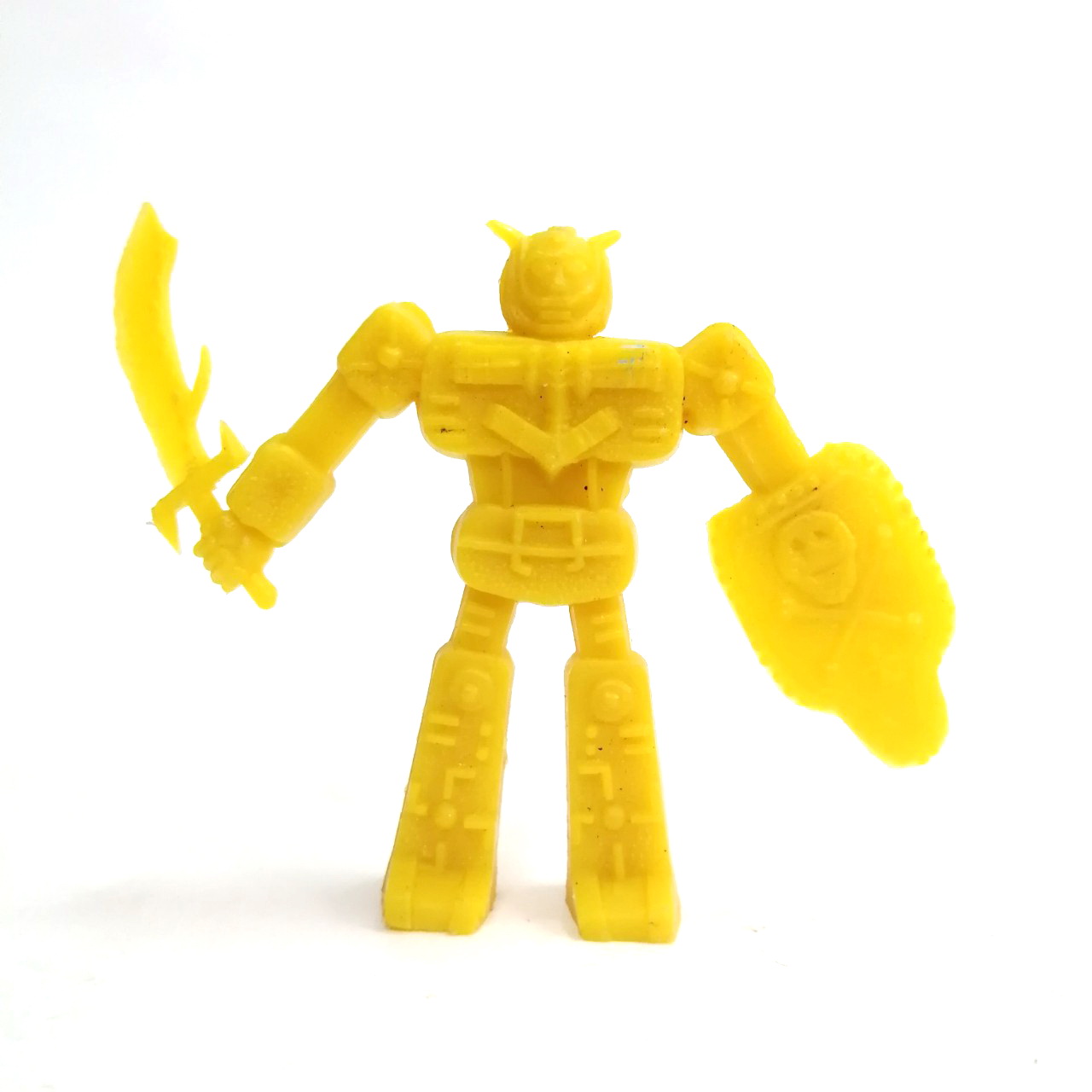 ตุ๊กตุ่นแอ๊นท์ หุ่นยนต์รวมร่าง ขนาด3นิ้ว ตามรูป ตัวแข็ง สีเหลือง