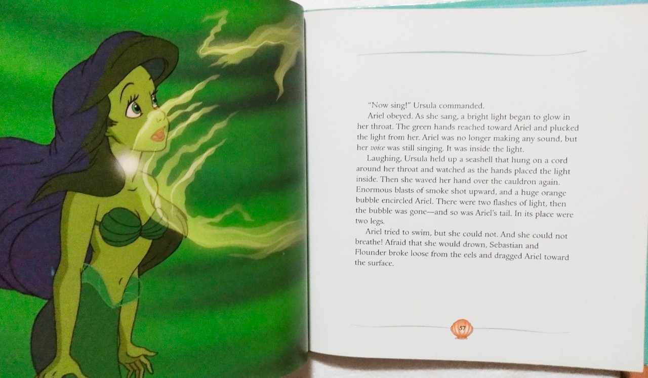 หนังสือนิทานภาพสวย**ปกหลังมีตำหนิตรงสันบนและมีรอยตามภาพ, เจ้าหญิงเงือกน้อย แอเรี่ยล The Little Mermaid