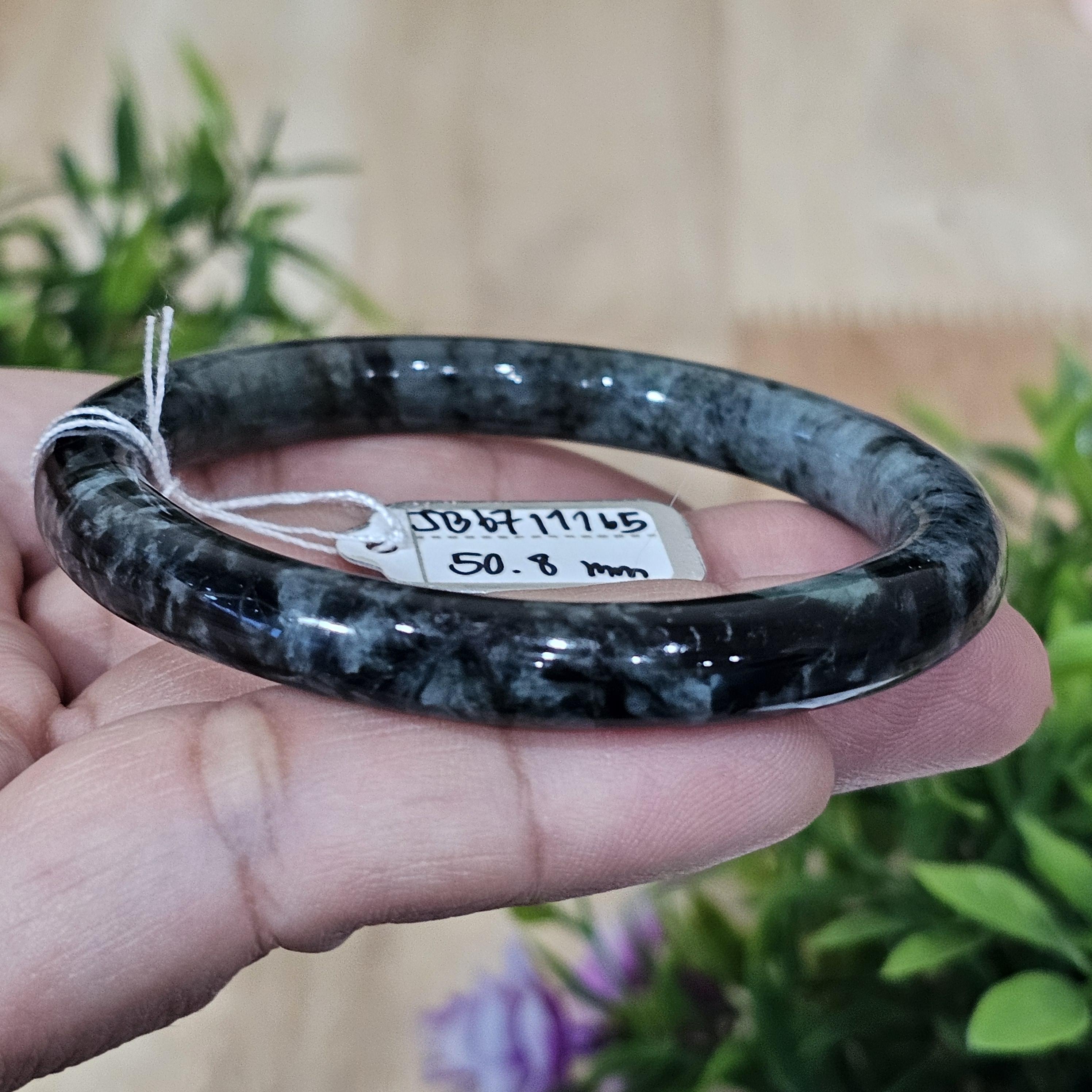 JB6711165 หยก พม่า แท้ Jade กำไลหยก (Jadeite bracelet) พม่า (Myanmar) 50.8 มม.