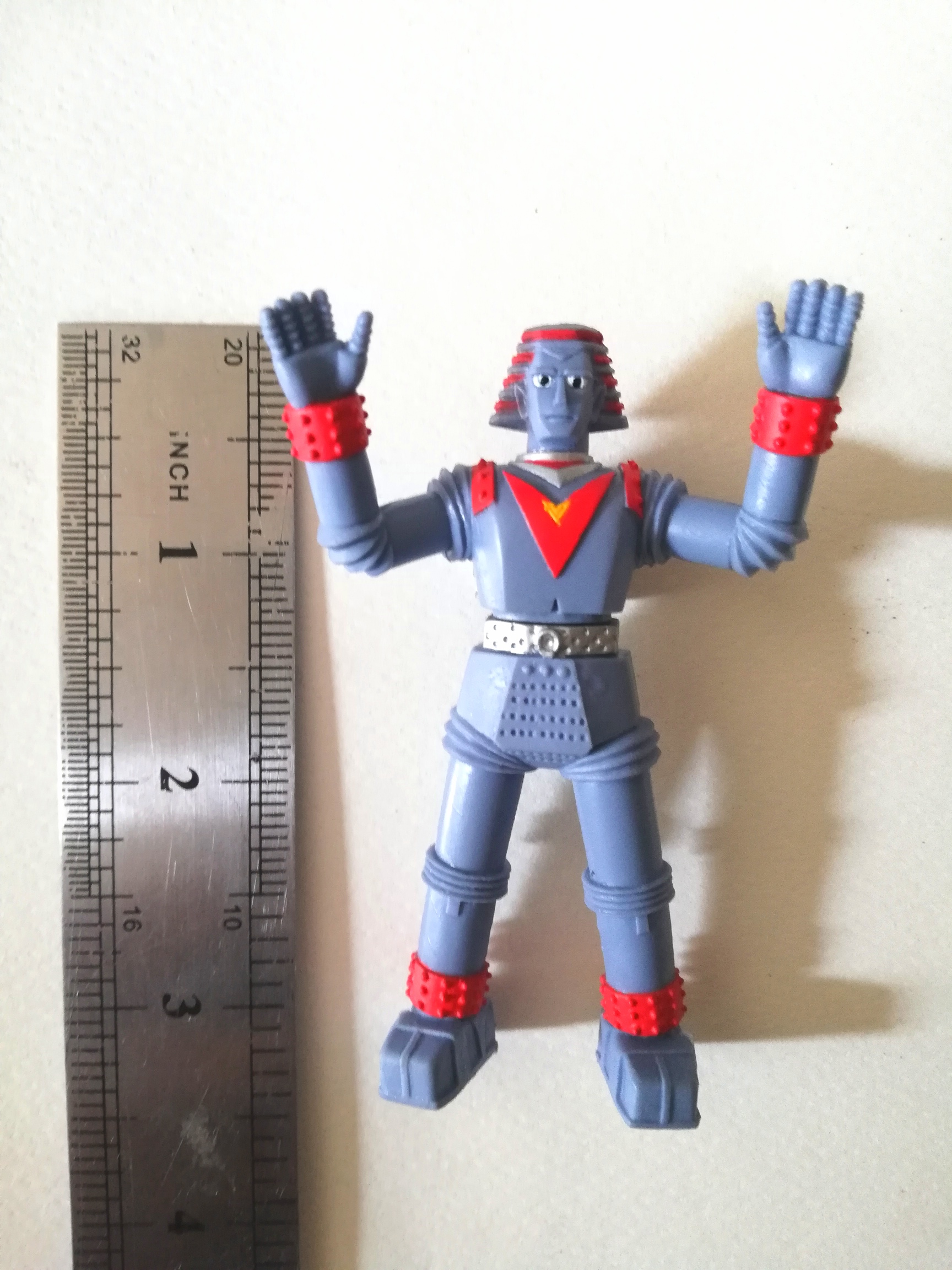 ของเก่าเก็บสะสม กาชาปองHG สูงราว 10ซม.ทำสีสำเร็จ สภาพดี Giant Robo ไจแอนท์โรโบ, หุ่นยักษ์โรโบะ หนึ่งในตำนานฮีโร่หุ่นยักษ์คนแสดงที่เก่าที่สุด หุ่นยักษ์โรโบะ เคยฉายบ้านเราเมื่อราวปี2511