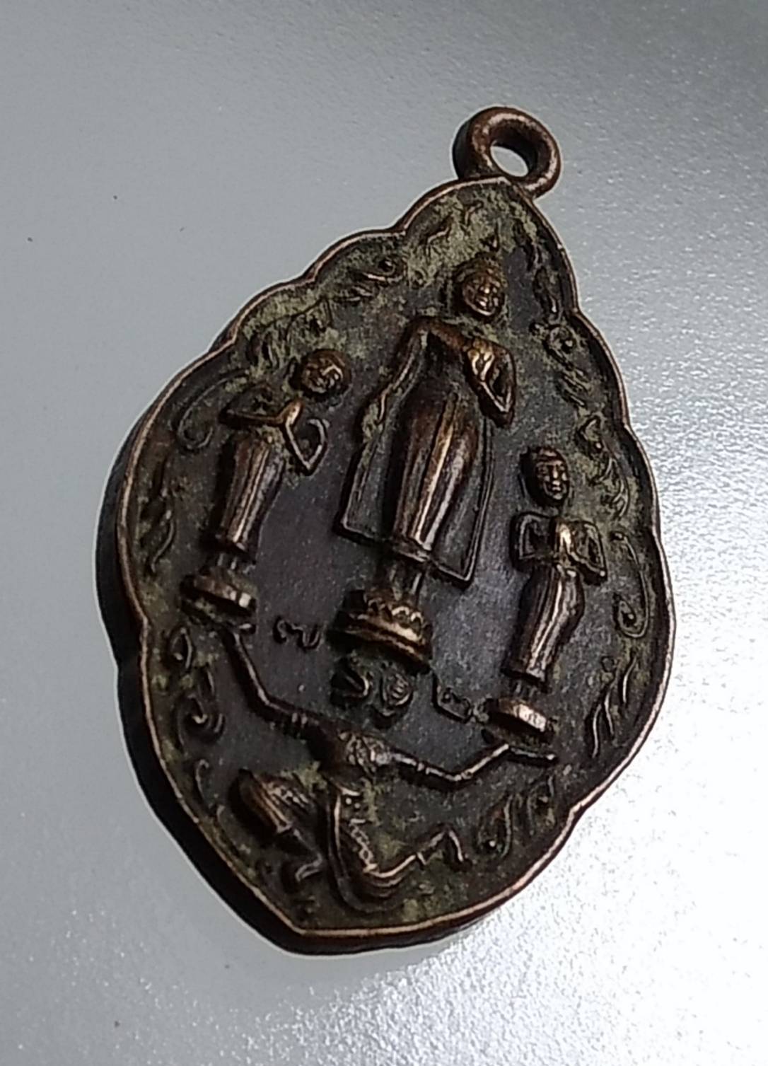 A1559 เหรียญพระพุทธทรงหนุมาน วัดนางตะเคียน จ.สมุทรสงคราม ปี2527