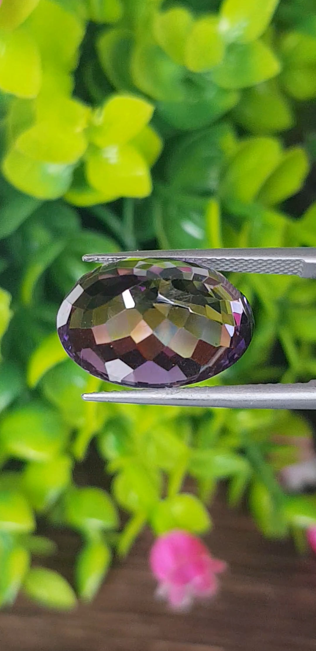 พลอย อเมทิส Amethyst 12.12 กะรัต (Cts.) พลอยแท้ อัญมณีมงคลประจําวันเกิด เครื่องประดับพลอย