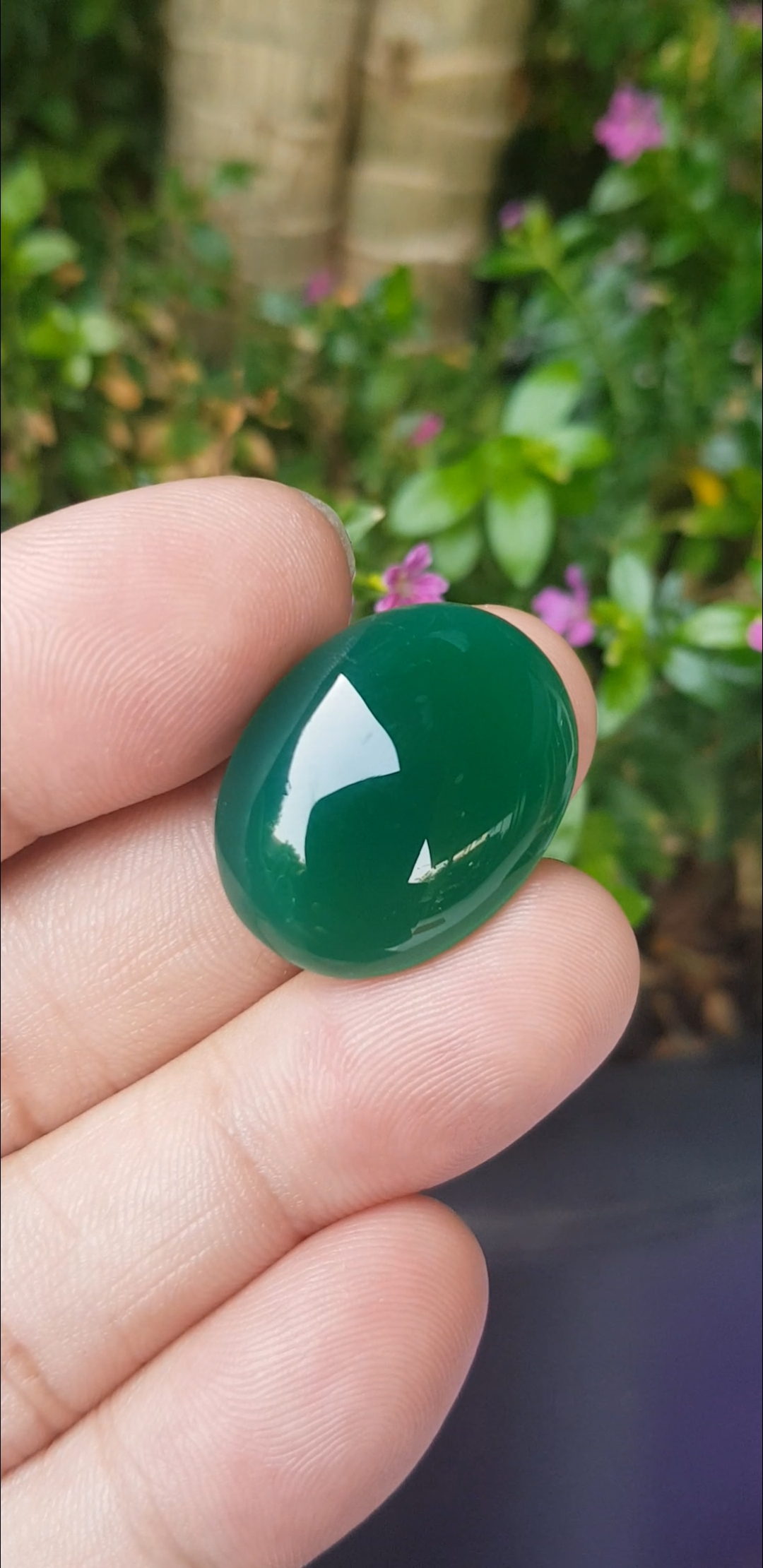 พลอย โมรา Natural Chalcedony 27.3 กะรัต (Cts.)