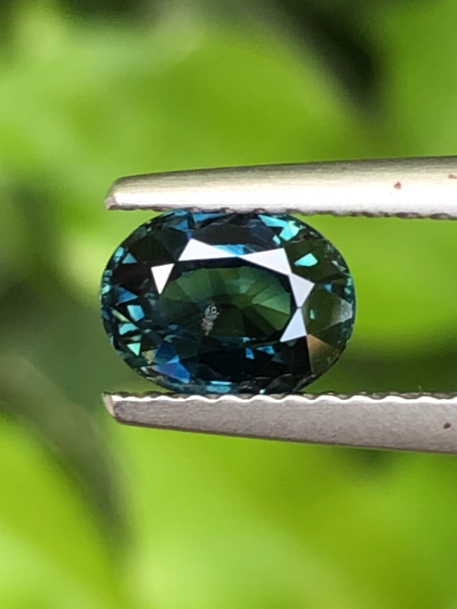 พลอย ไพลิน Blue Sapphire 1.25 กะรัต (Cts.) พลอยแท้ อัญมณีมงคลประจําวันเกิด เครื่องประดับพลอย