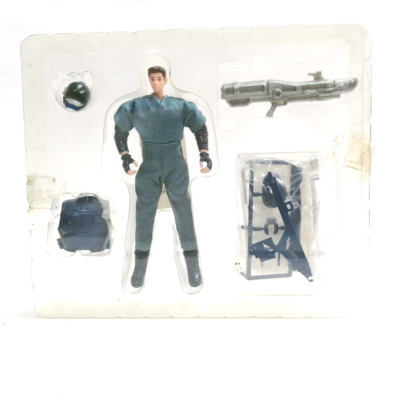 ชุดผ้า หุ่นเกราะบลูสวาท blue swat ของเก่า สภาพเก่าเก็บ ตามภาพ