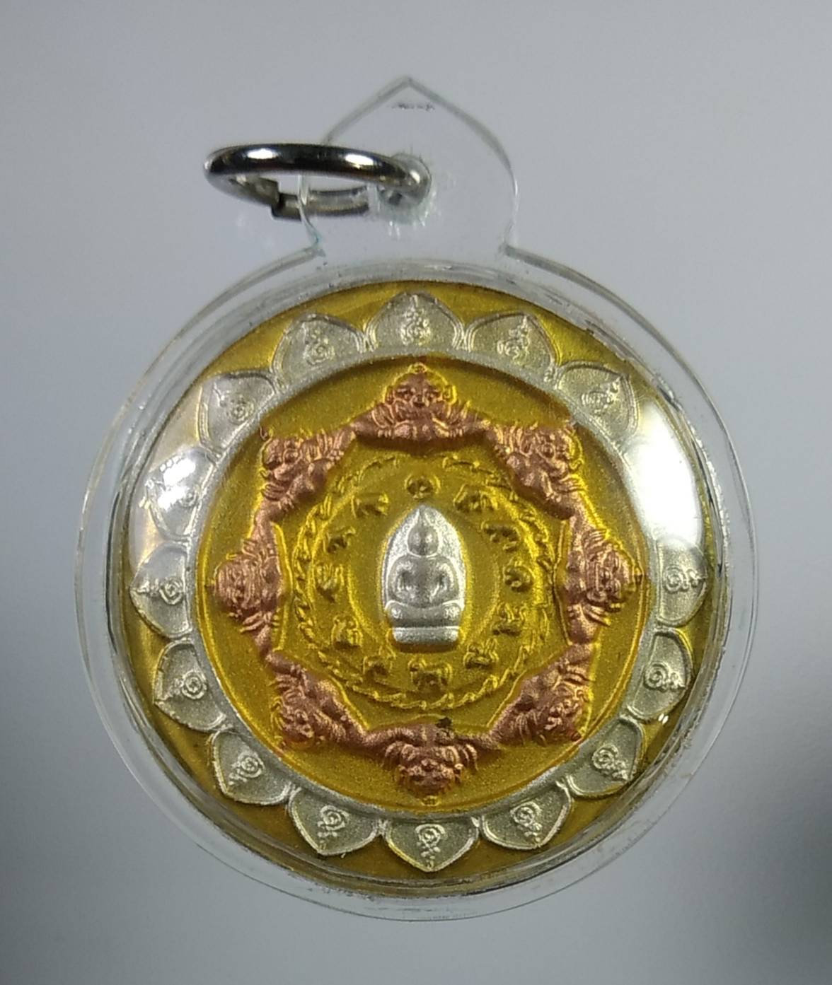 A1007 หลวงพ่อเพชร วัดท่าหลวง หลัง พระพิจิตรเม็ดข้าวเม่า จ.พิจิตร ปี2550