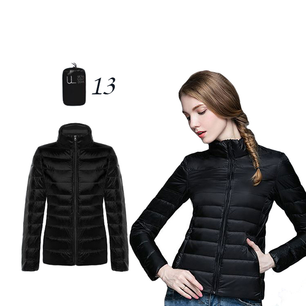 Ultra Light Down Jacket เสื้อกันหนาวขนเป็ดพร้อมถุงเก็บ (11718X)