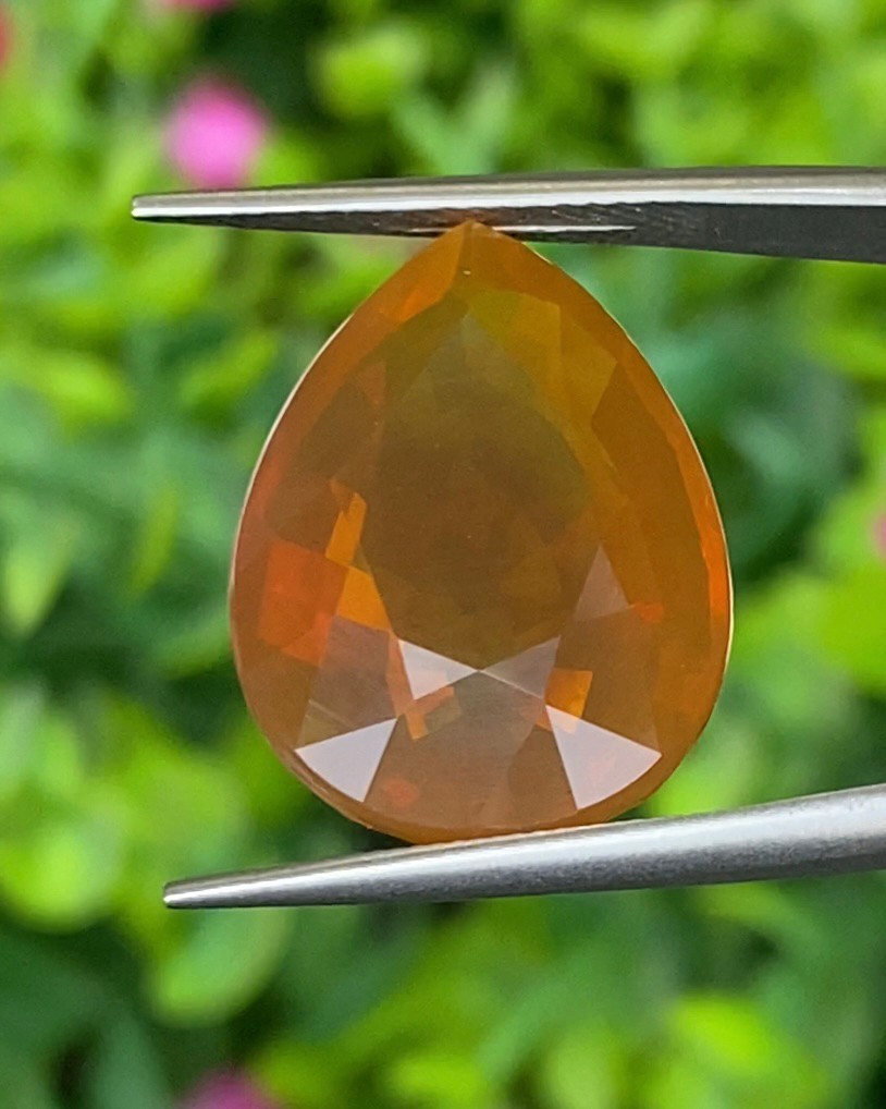 พลอย โอปอล Opal 12.04 กะรัต (Cts.) พลอยแท้ อัญมณีมงคลประจําวันเกิด เครื่องประดับพลอย