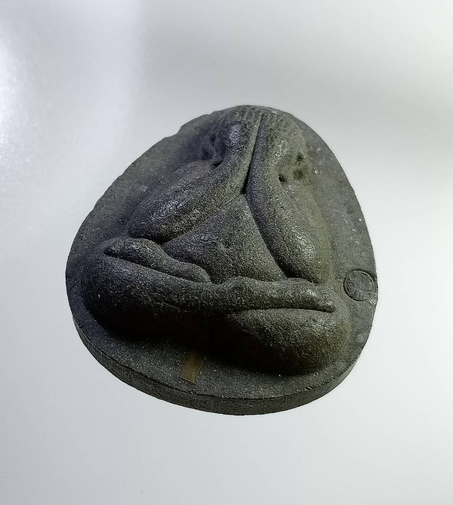 ผ2713 พระปิดตาเศรษฐีใหญ่ หลวงปู่คำบุ วัดกุดชมภู จ อุบลราชธานี ปี2555 อายุ90ปี ฝังตะกรุด