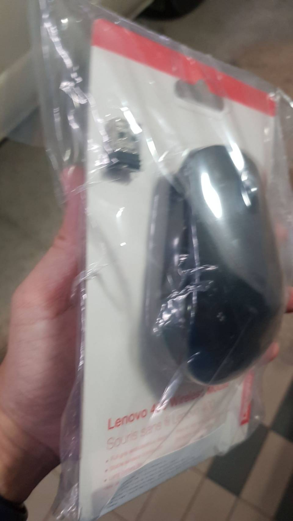 เม้าส์ไร้สาย Lenovo 400 Wireless Mouse (ของใหม่) มีประกันร้าน