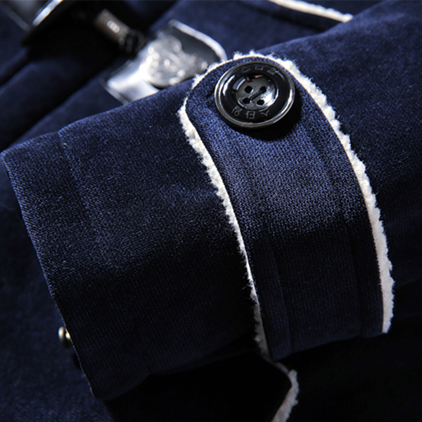 เสื้อโค้ทแฟชั่นญี่ปุ่น มีฮู้ดเฟอร์ถอดได้ ซับขนกันหนาวติดลบ (10227MM)