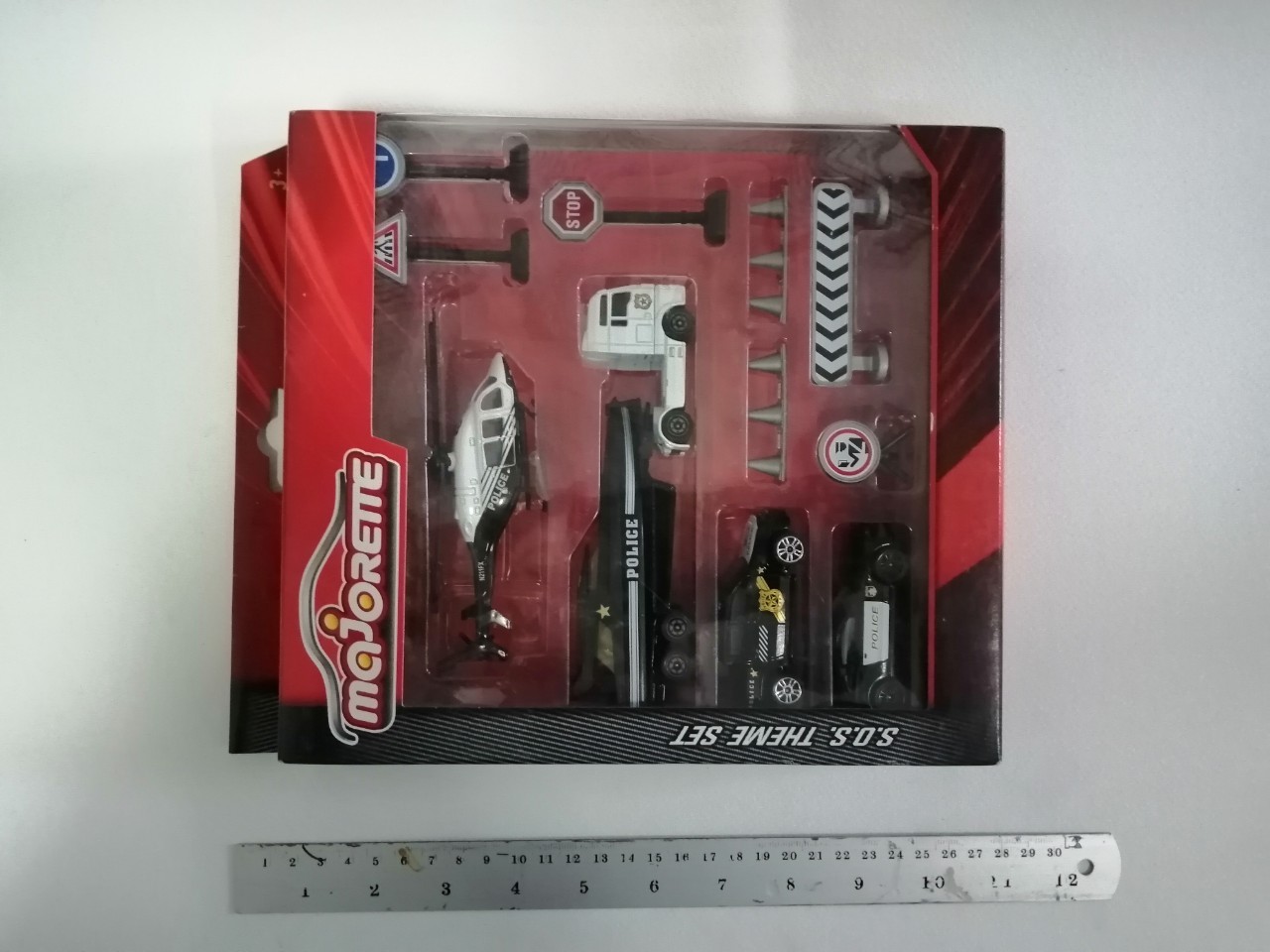 เซ็ทรถกู้ภัย มาจอเร็ท งานสะสม เก่าเก็บ Majorette S.O.S set_สีดำ