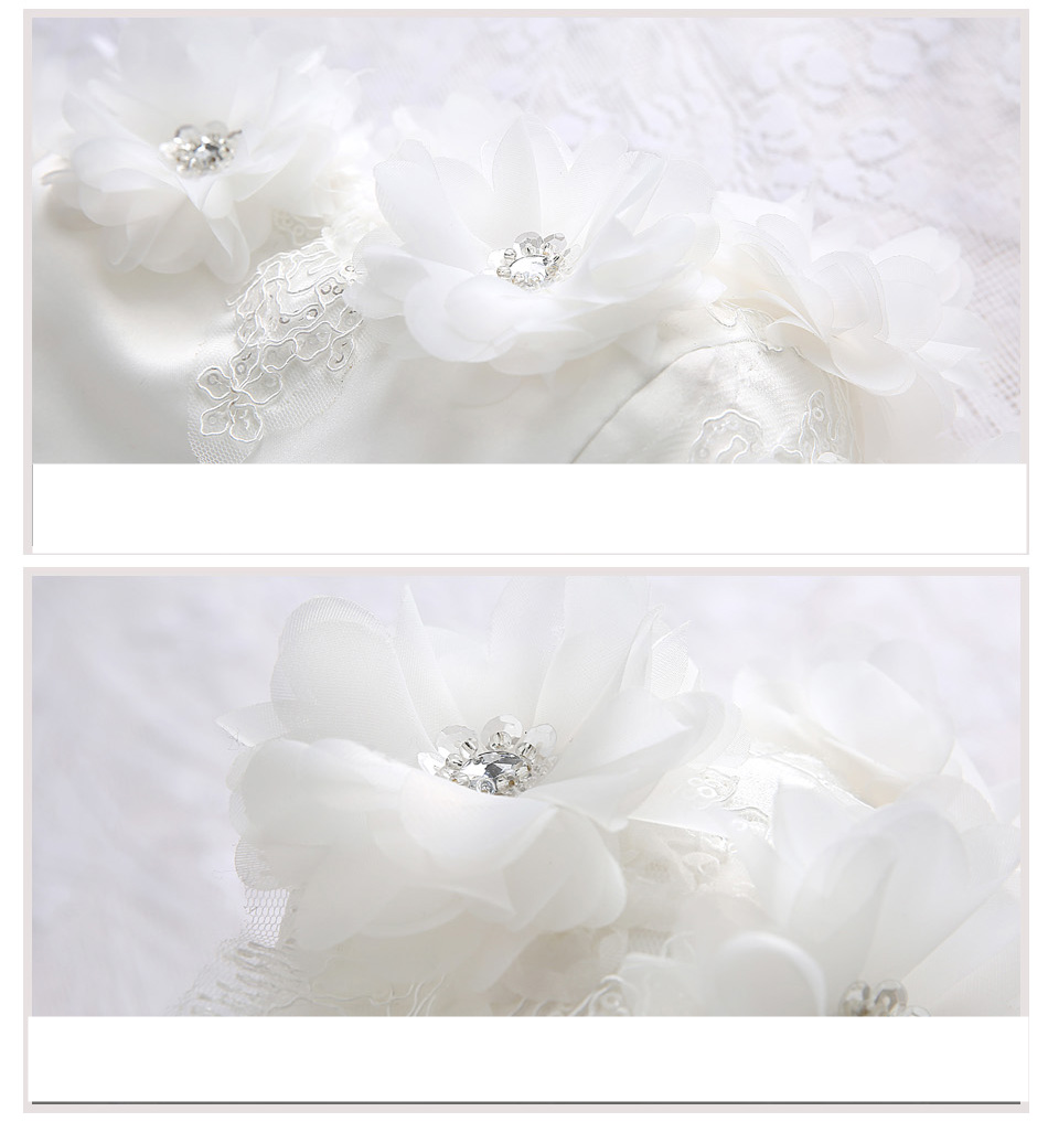 ชุดแต่งงาน เกาะอก หน้าสั้นหลังยาว