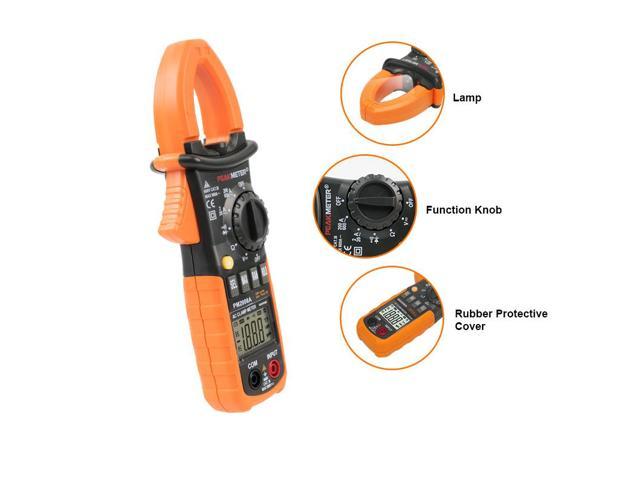 PEAKMETER ดิจิตอล AC แคลมป์มิเตอร์ 600 V/A รุ่น PM2008A
