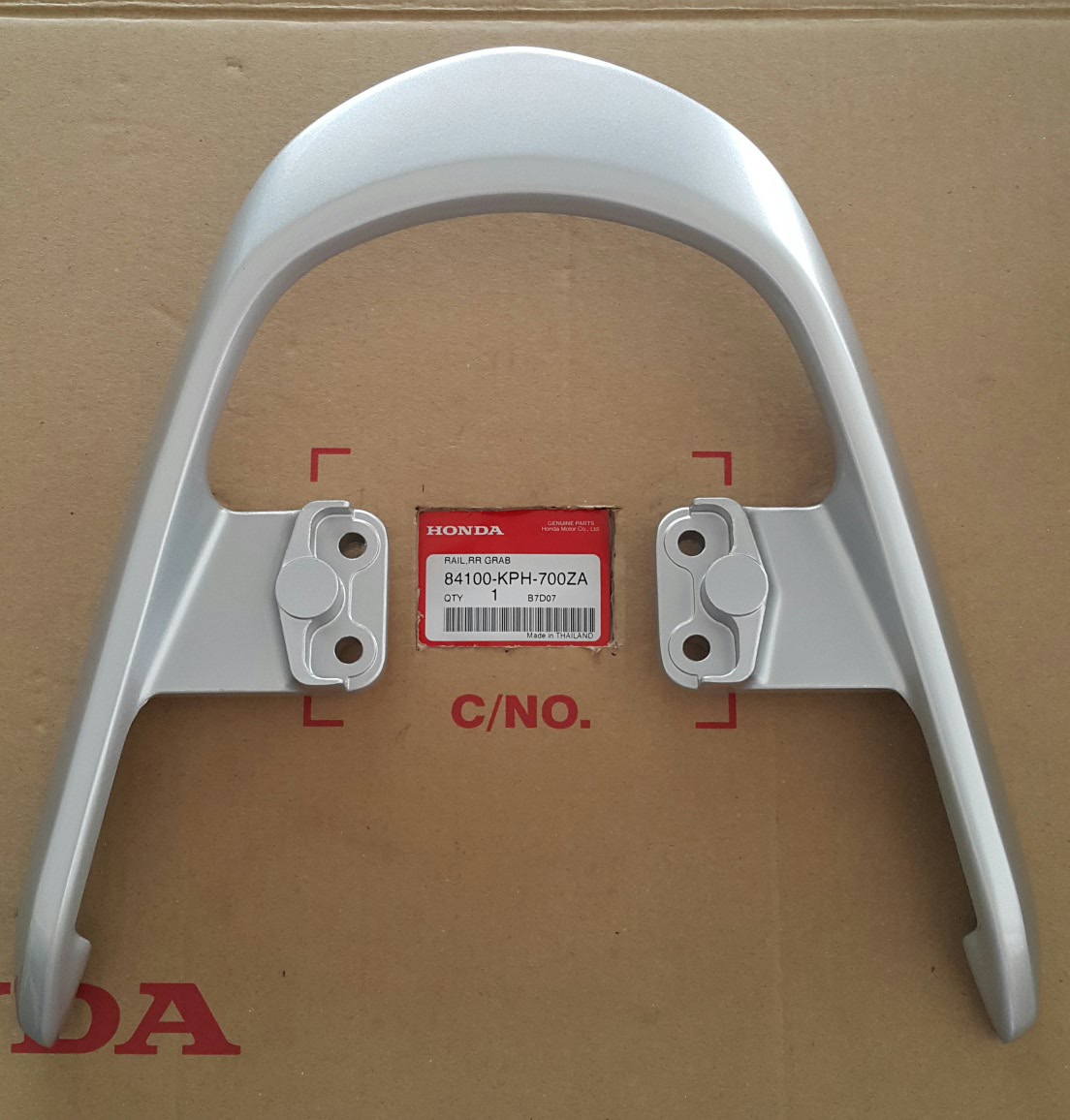 เหล็กท้ายเบาะ เวฟ125T,C(ไฟเลี้ยวบังลม)สีบรอนซ์