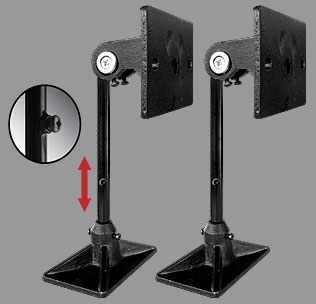NTS ST-39A ขาแขวนตู้ลำโพงแบบยึดผนัง Wall mount metal loudspeaker stand for karaoke