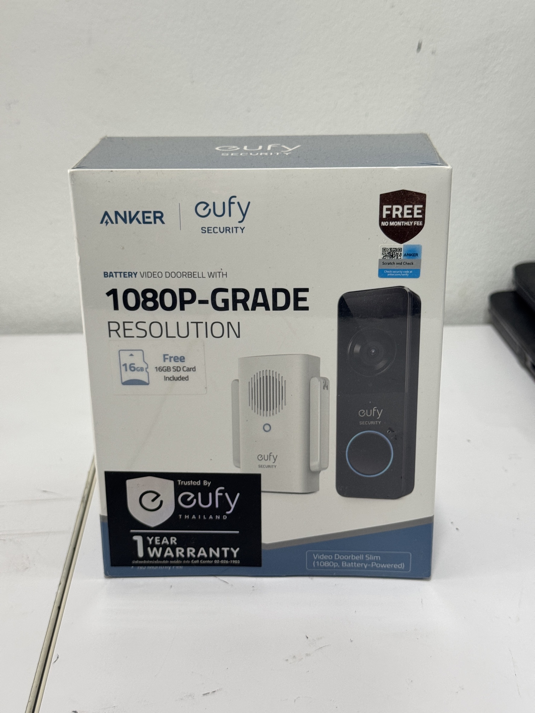 SmartCare Eufy Video Doorbell Slim กริ่งไร้สาย อัจฉริยะ