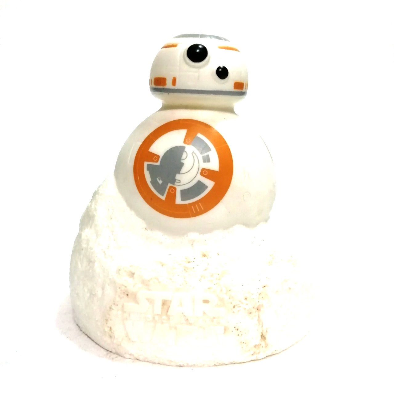 พรีเมี่ยม ฝาแก้วน้ำ เครือEGV หุ่น BB8 จาก starwar ep.7 ขนาดตามรูป ***ไม่มีแก้วน้ำ สภาพดี มีรอยบ้าง