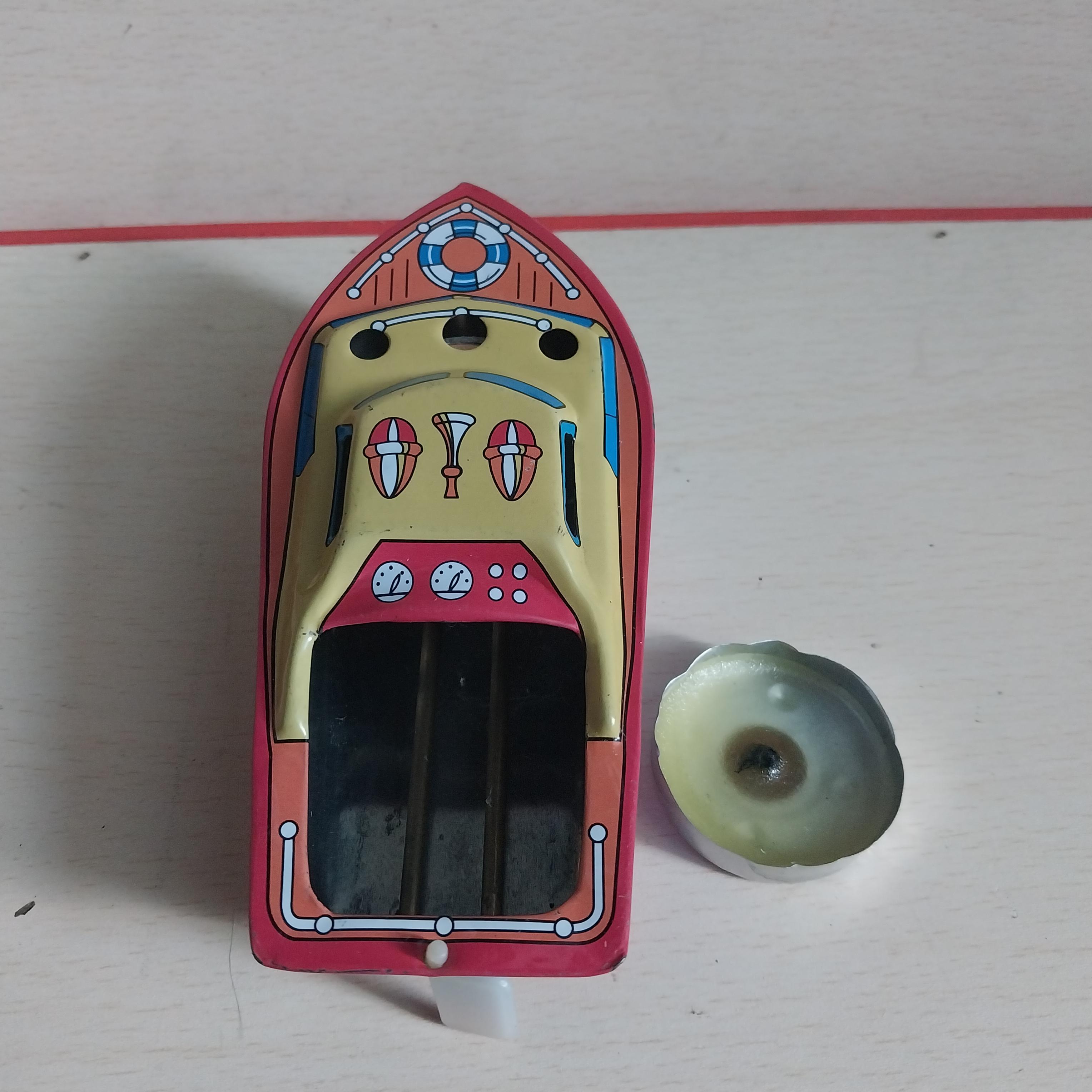 มีหลายภาพ เรือป๊อปป๊อป หรือ เรือสังกะสี สภาพดี