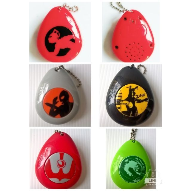 พวงกุญแจ, Ultraman Keychain, sound effect ,x5 ขนาดชิ้นละประมาณ 6*5 ซม.**ไม่ตรวจสอบการใส่ถ่าน