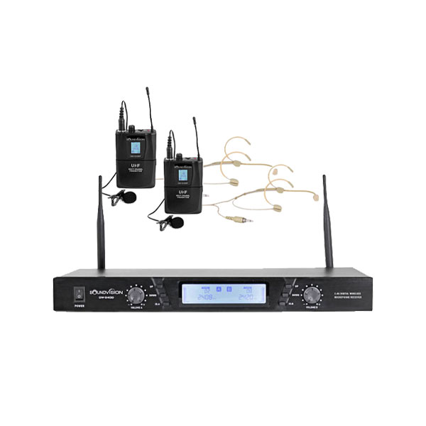 SOUNDVISION DW-240D/BT (CB) 2.4GHz Digital Wireless Microphone Systems (ใช้ไมค์ได้พร้อมกัน 2 ตัว)