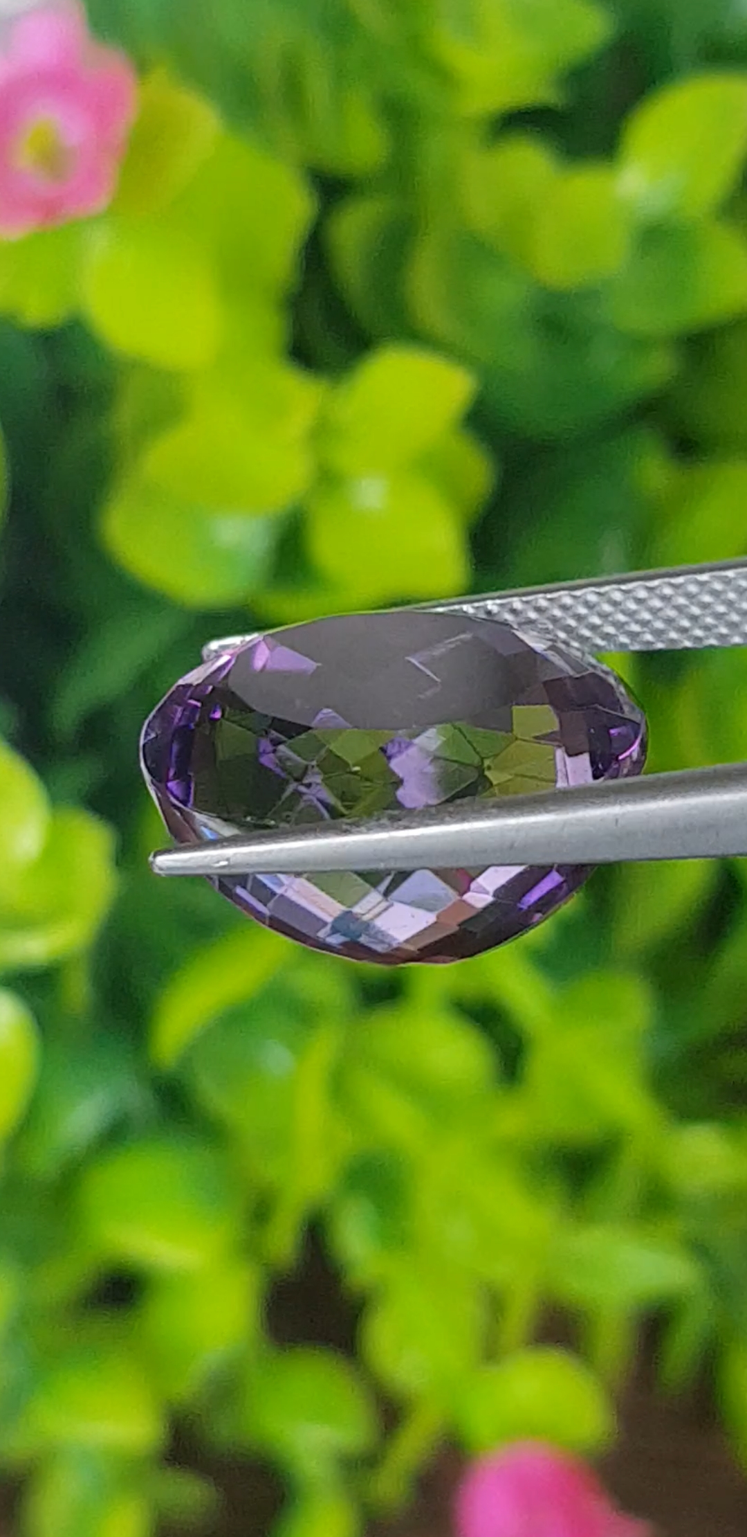 พลอย อเมทิส Amethyst 13.83 กะรัต (Cts.) พลอยแท้ อัญมณีมงคลประจําวันเกิด เครื่องประดับพลอย