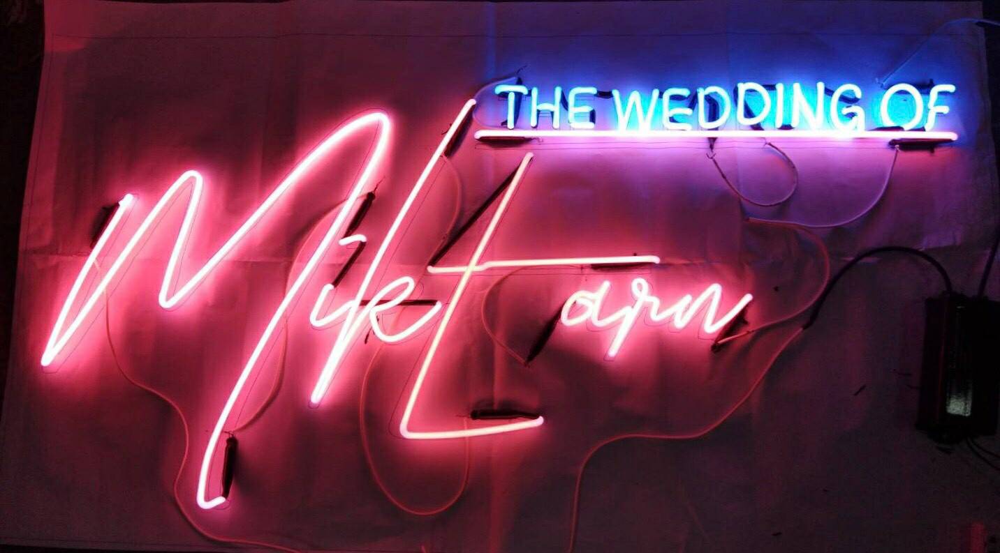 ไฟดัด LED ตัวอักษรภาษาอังกฤษ