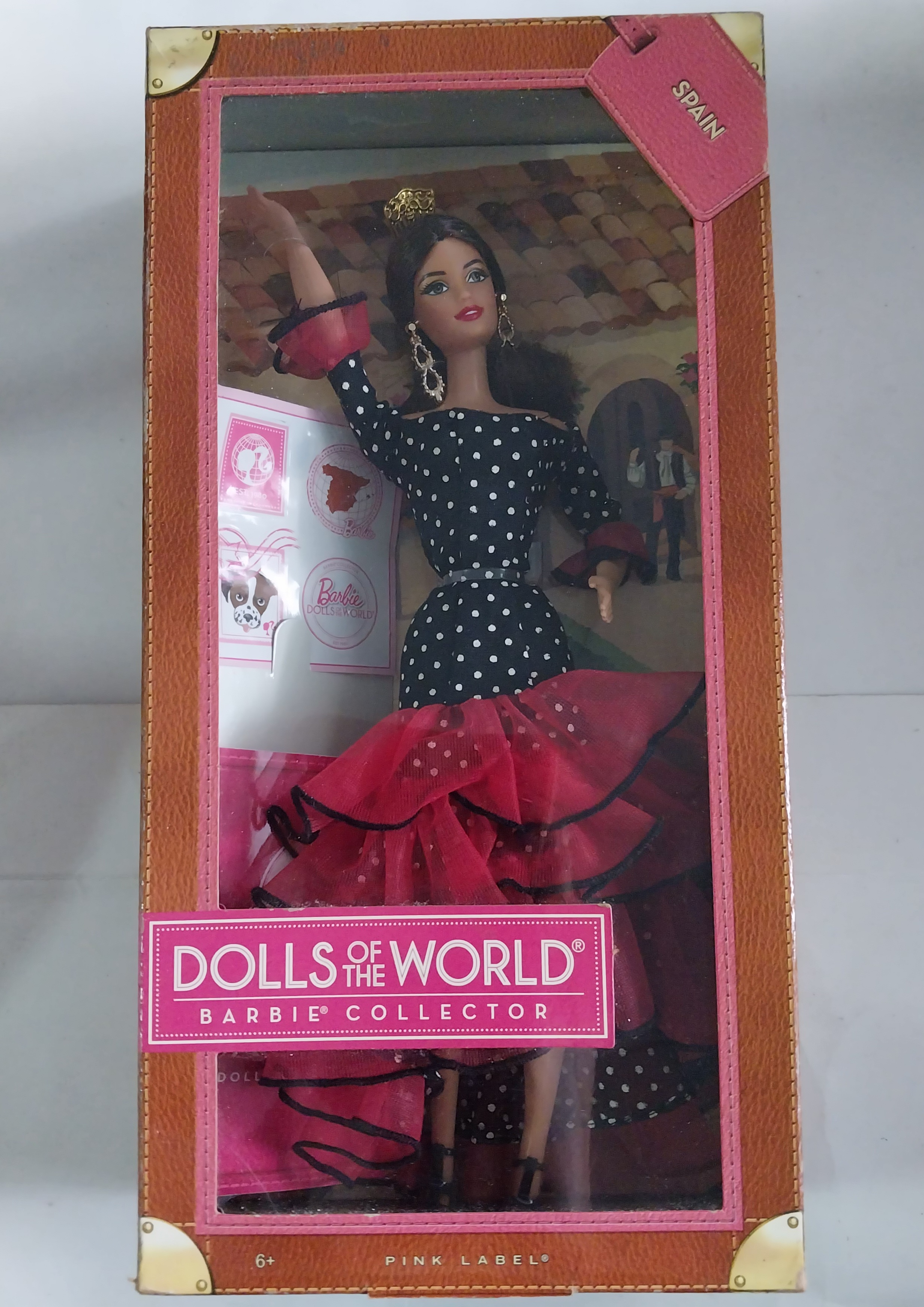 มือ1 เก่าเก็บในกล่อง **กล่องมีตำหนิ ตุ๊กตาบาร์บี้ รุ่น Dolls of the World_Spain ตุ๊กตาสเปน
