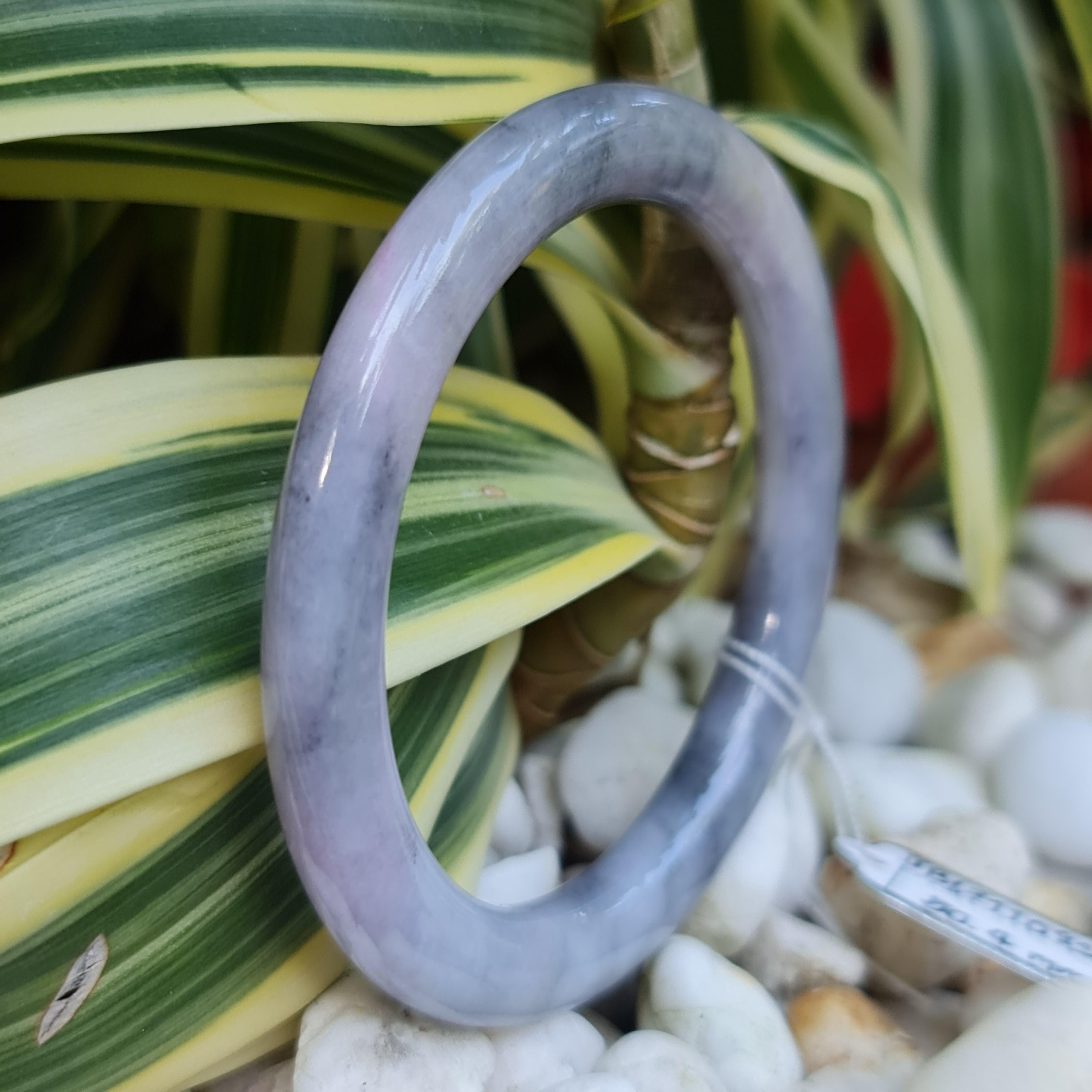 JB6711083 หยก พม่า แท้ Jade กำไลหยก (Jadeite bracelet) พม่า (Myanmar) 50.4 มม.