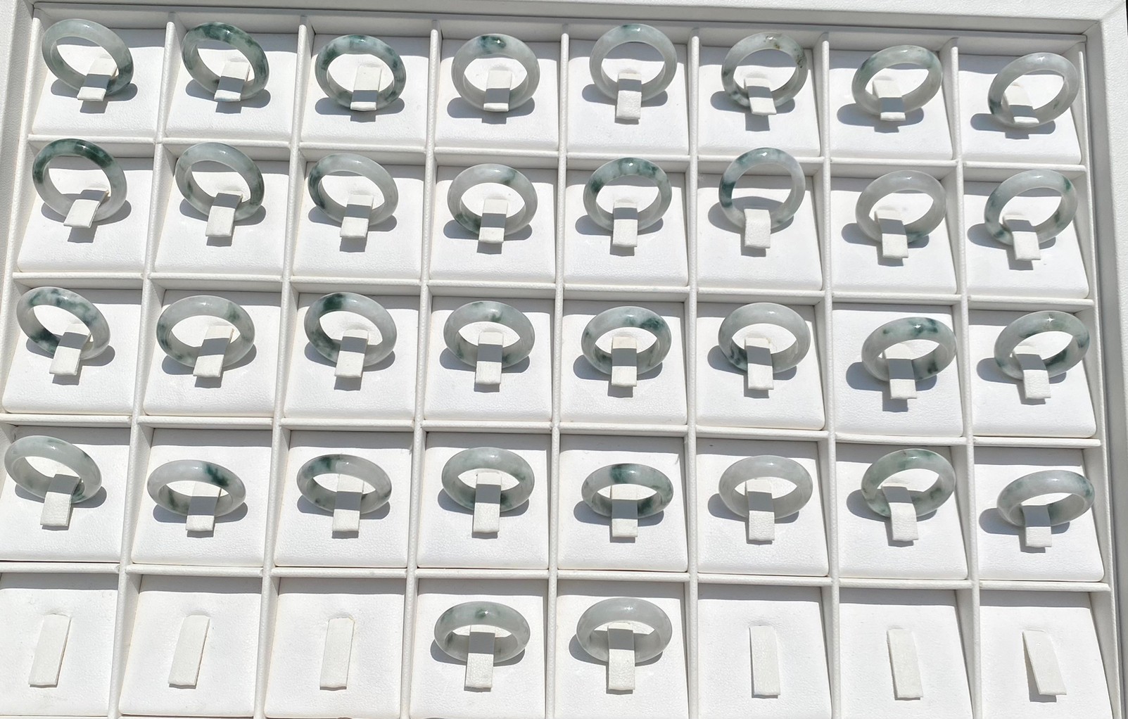 แหวนหยก (jadeite) Size 54 หยก พม่า แท้ (Myanmar Jade) Type A