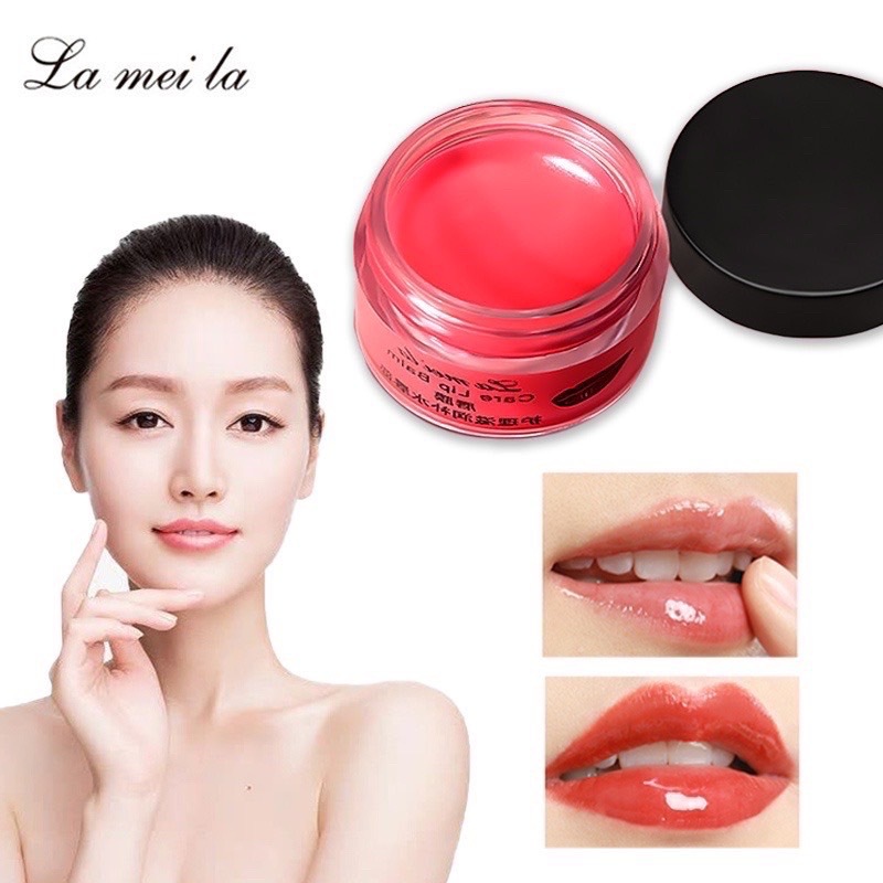 1 PV. แพ็คคู่ 2 ชิ้น ลิปมาส์กปากชมพู Lameila Care Lip Balm ลิปปากชมพู บำรุงผิวปาก เนียนนุ่ม ชุ่มชื้น อมชมพู 10g.