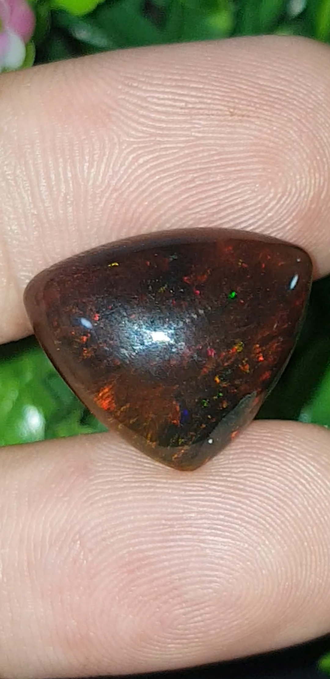 พลอย โอปอล Opal 8.14 กะรัต (Cts.) พลอยแท้ อัญมณีมงคลประจําวันเกิด เครื่องประดับพลอย