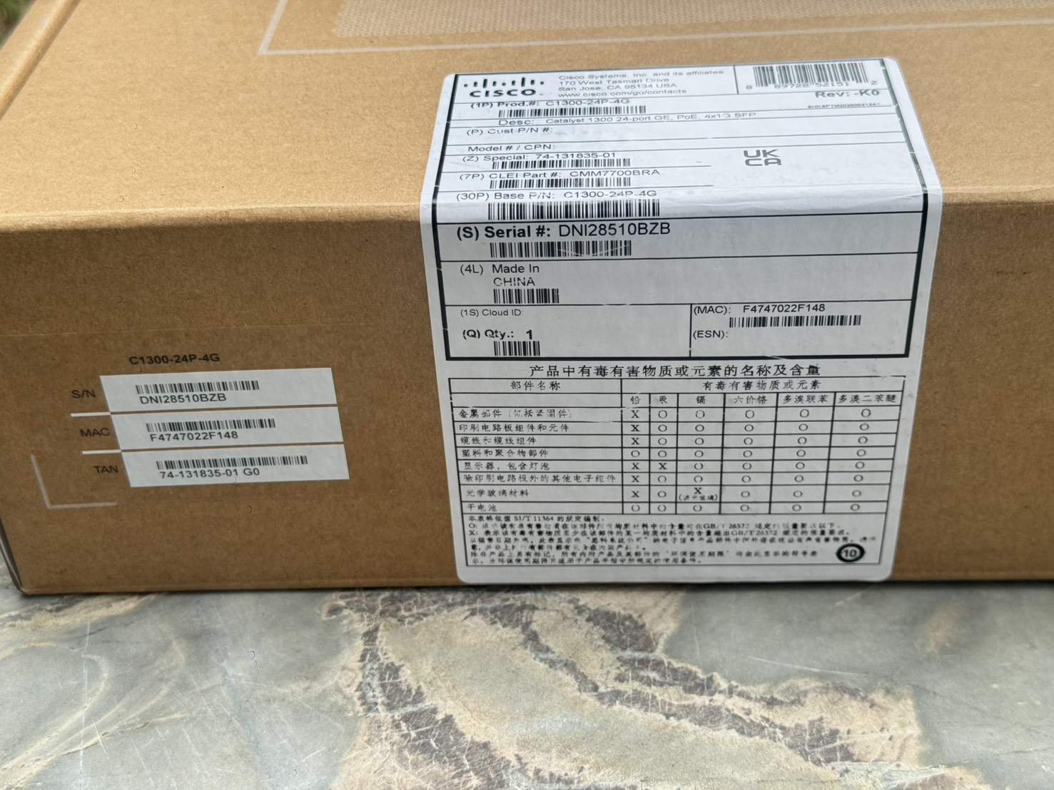 Switch C1300-24P-4G Cisco Catalyst 1300 24-port GE PoE 4x1G SFP ของใหม่