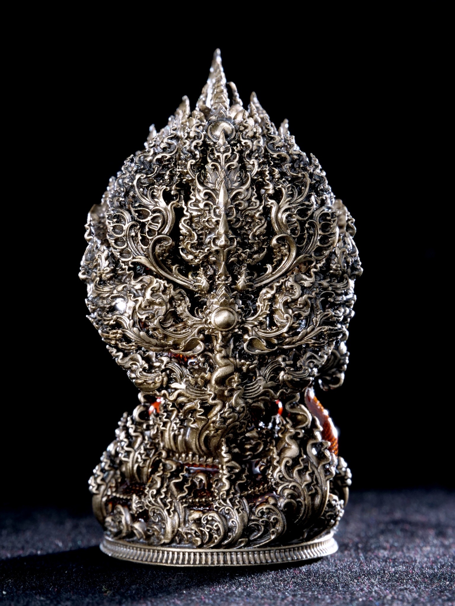 พระอุปคุตธาตุพนมอุดมทรัพย์ รายการพิเศษศูนย์จอง เนื้อบรอนซ์รมซาติน องค์ชุบทองลงยา