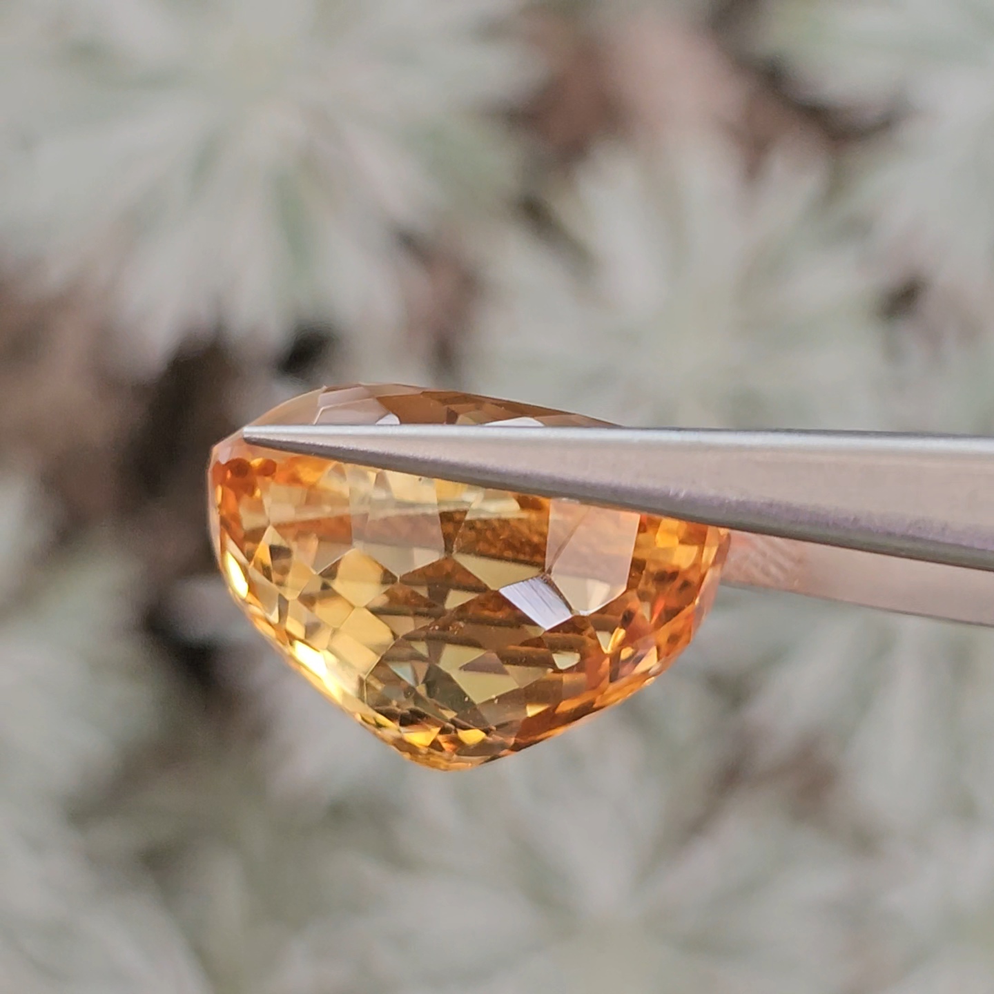 พลอย ซิทริน Citrine 25.92 กะรัต (Cts.) พลอยแท้ อัญมณีมงคลประจําวันเกิด เครื่องประดับพลอย
