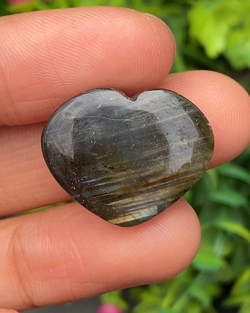พลอย ลาบราดอไรต์ (Labradorite) 29.09 กะรัต (Cts.) พลอยแท้ อัญมณีมงคลประจําวันเกิด เครื่องประดับพลอย
