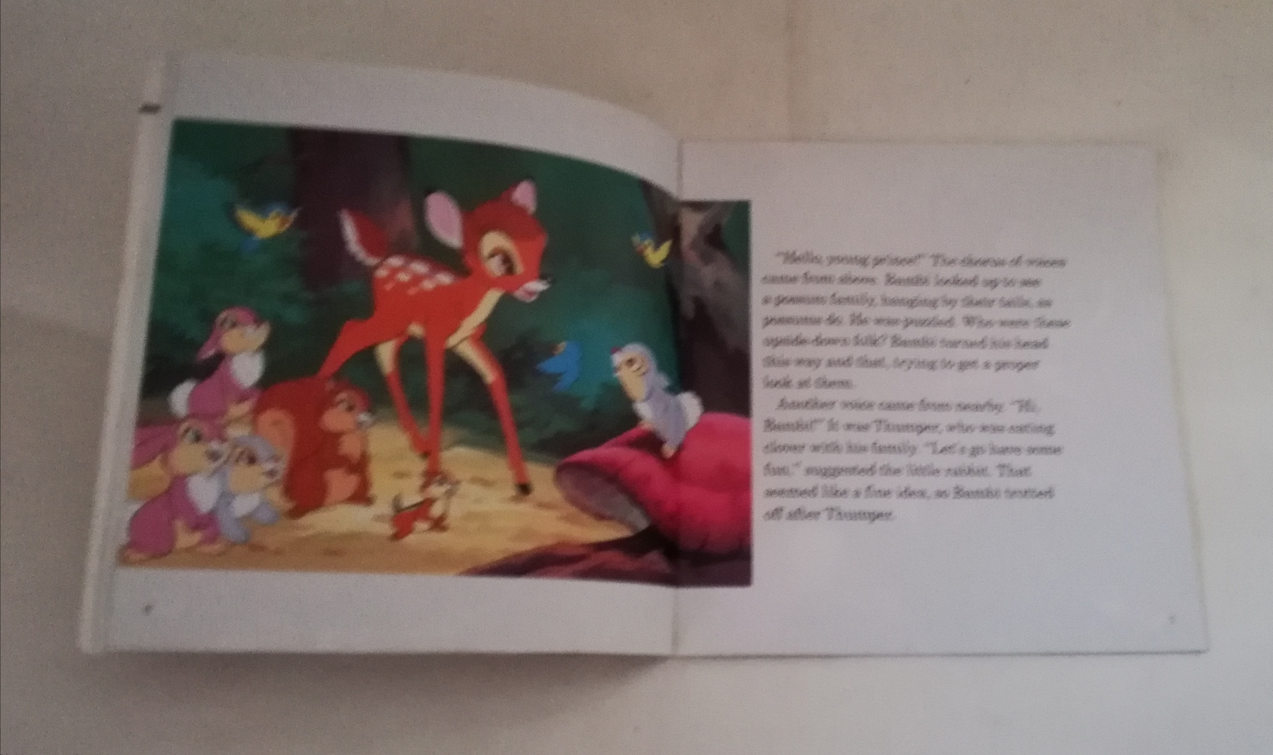 หนังสือนิทานภาษาอังกฤษจาก Disney แบมบี้ Bambi เล่มเล็ก ขนาด ประมาณ 7*7นิ้ว (เฉพาะหนังสือ ไม่มีเทปคลาสเซ็ท)