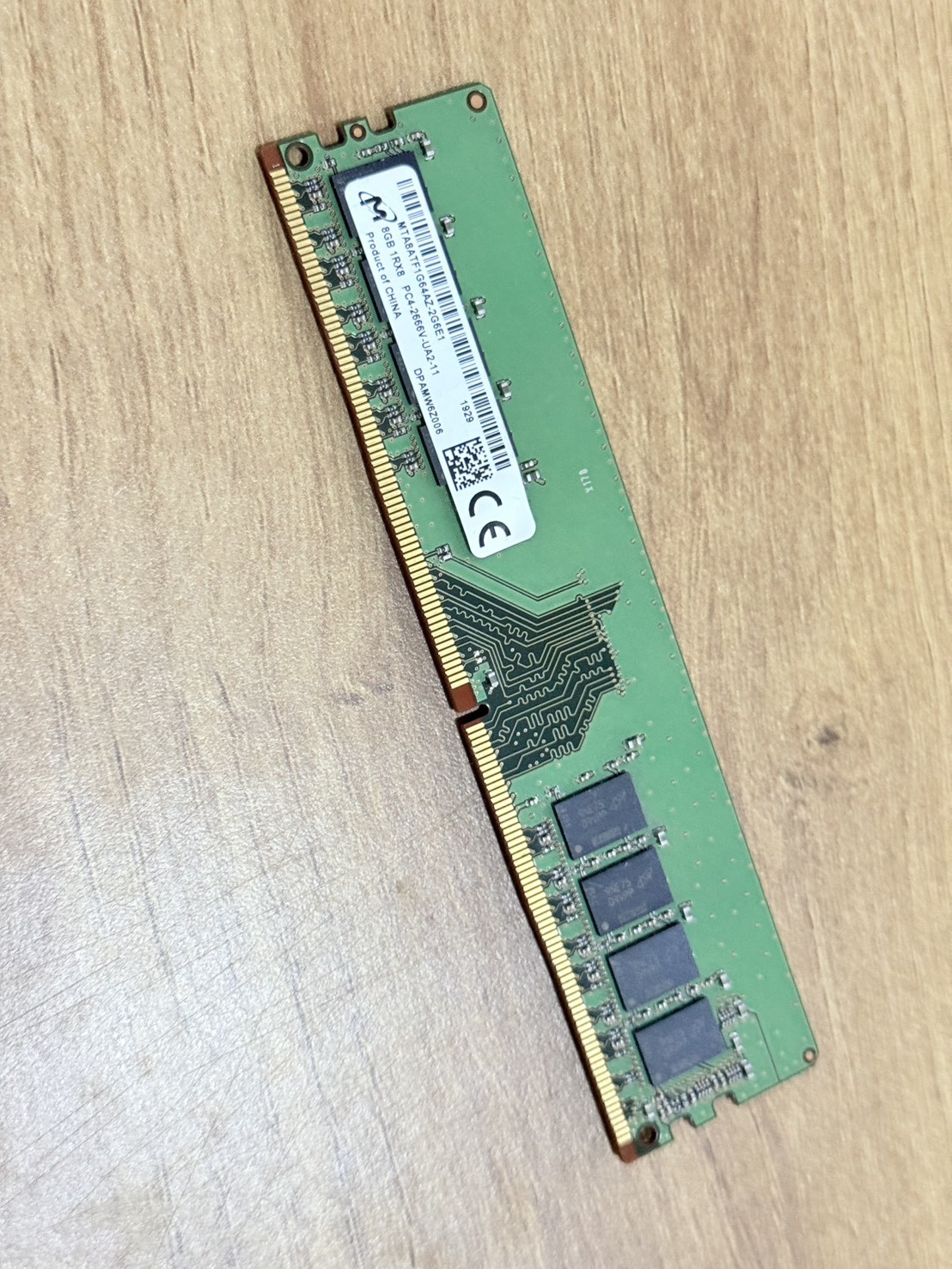 Ram Micron 8GB 1Rx8 PC4-2666V-UA