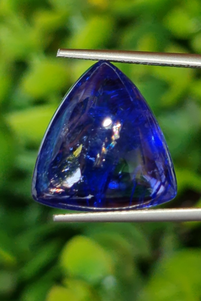พลอย แทนซาไนท์ Tanzanite 20.60 กะรัต (Cts.) พลอยแท้ อัญมณีมงคลประจําวันเกิด เครื่องประดับพลอย